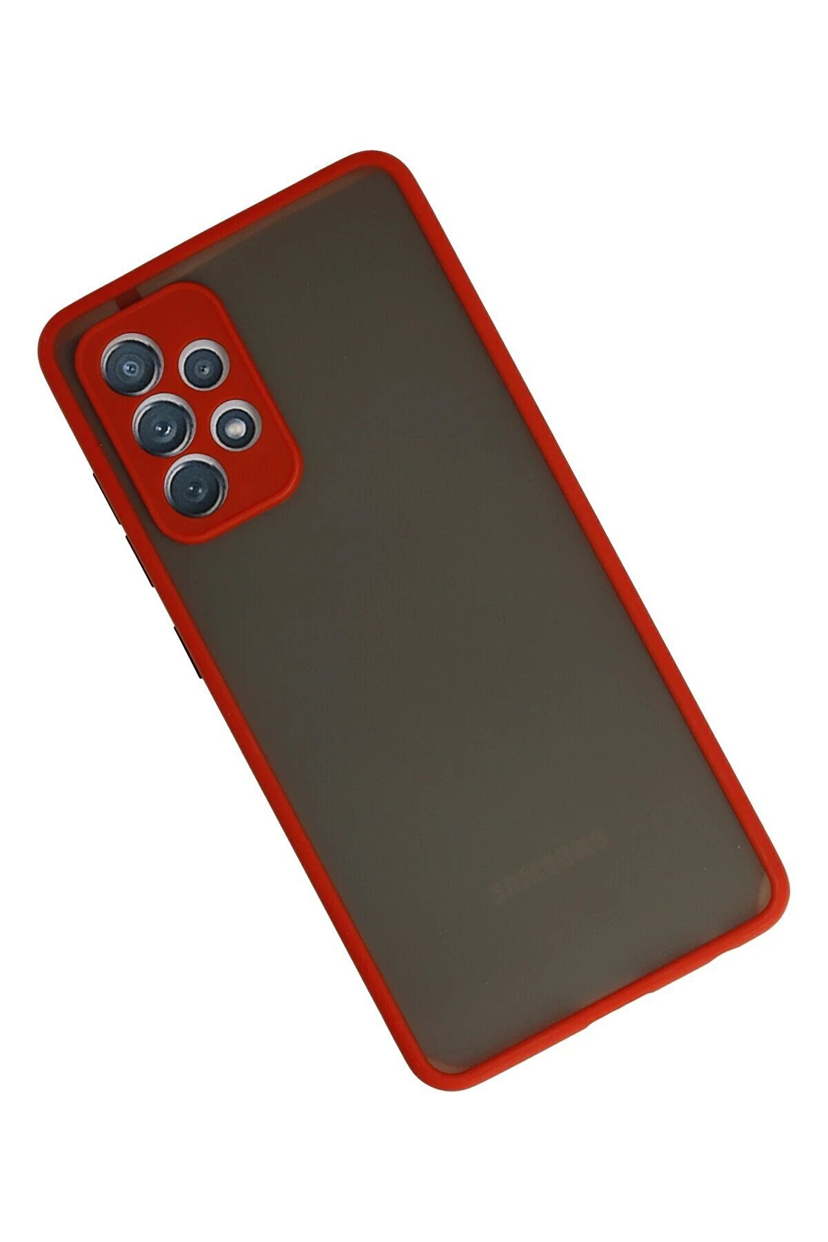 Samsung Galaxy A72 Kılıf Montreal Si̇li̇kon Kapak - Kırmızı - Dropx4829-6623