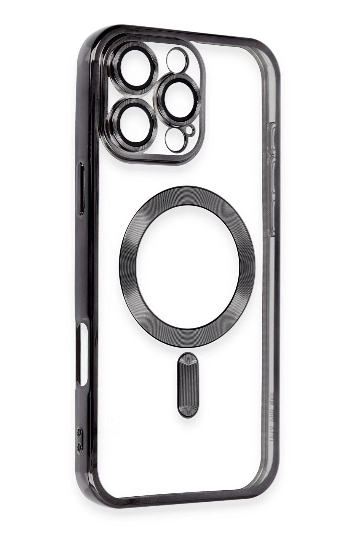 CepteToptan iPhone 16 Pro Max Kılıf Kross Magneticsafe Kapak - Siyah - DROPX8042-5042