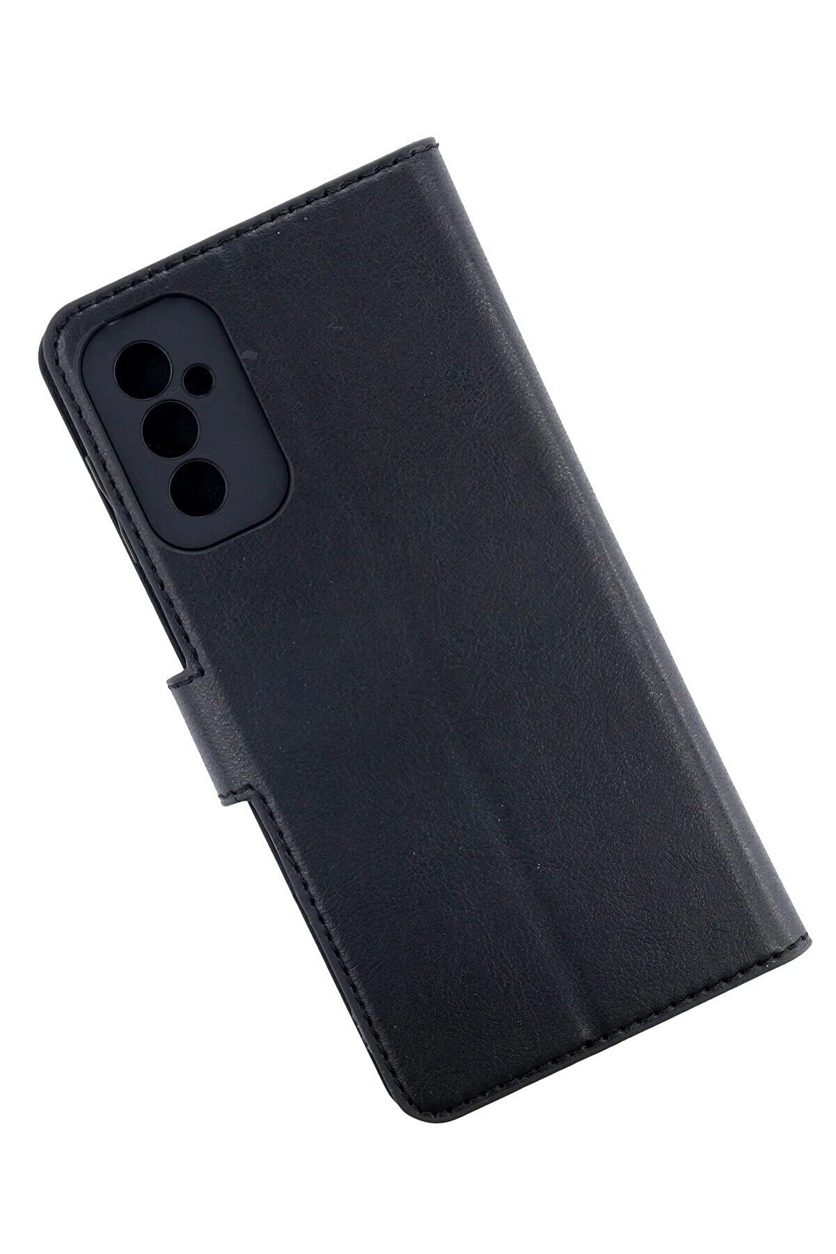 Samsung Galaxy M52 5G Kılıf Trend S Plus Kapaklı Kılıf - Si̇yah - Dropx1125-7738