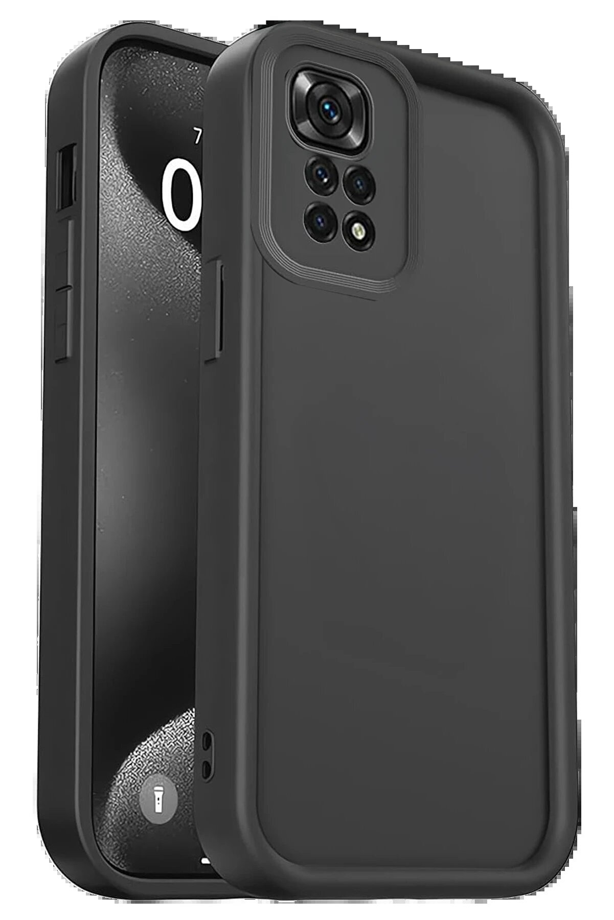 CepteToptan Xiaomi Redmi 10 2022 Kılıf Viera Silikon - Siyah - DROPX1297-4825