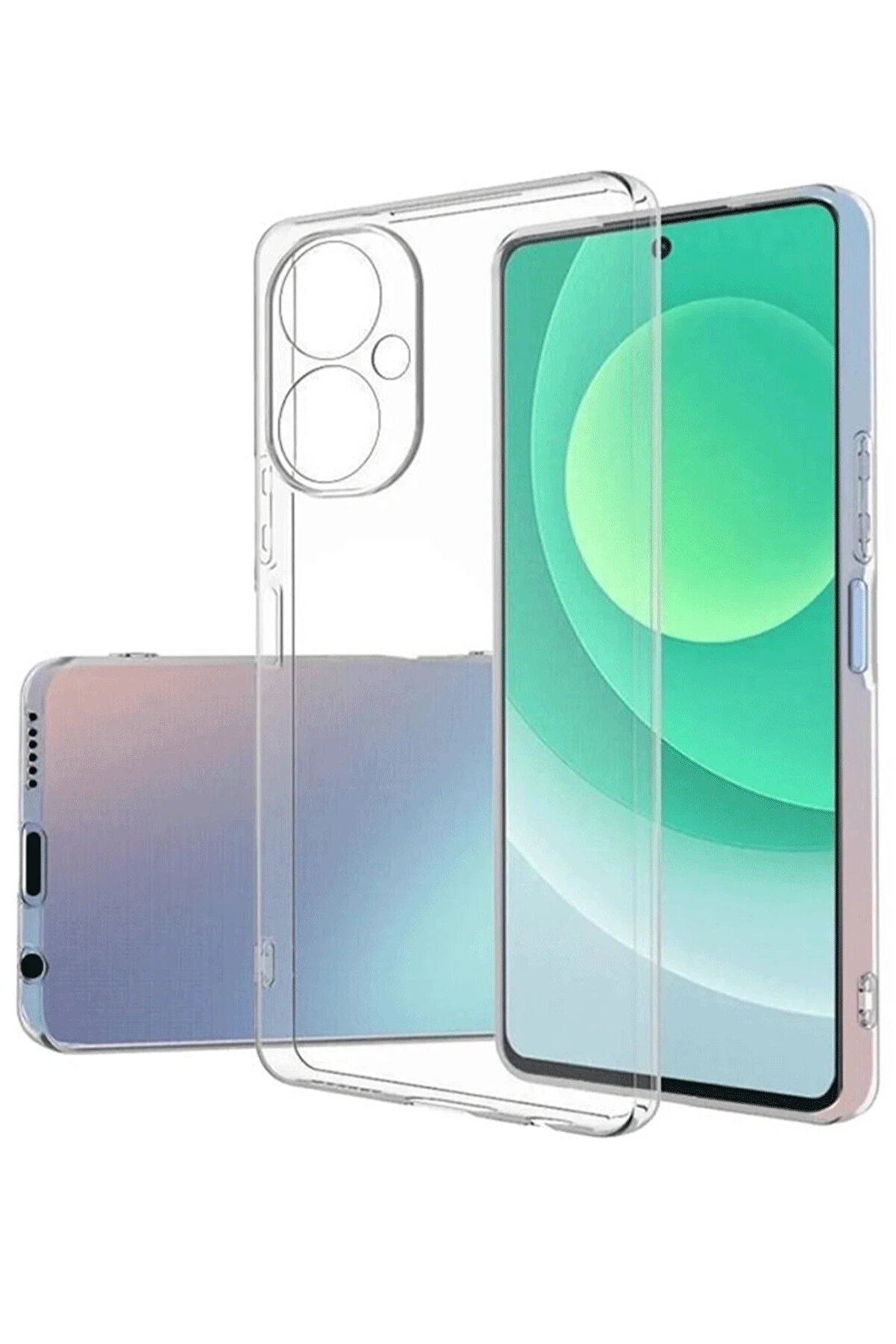 CepteToptan Tecno Spark 9 Pro Kılıf L&uuml;x Şeffaf Silikon - DROPX7118-6978