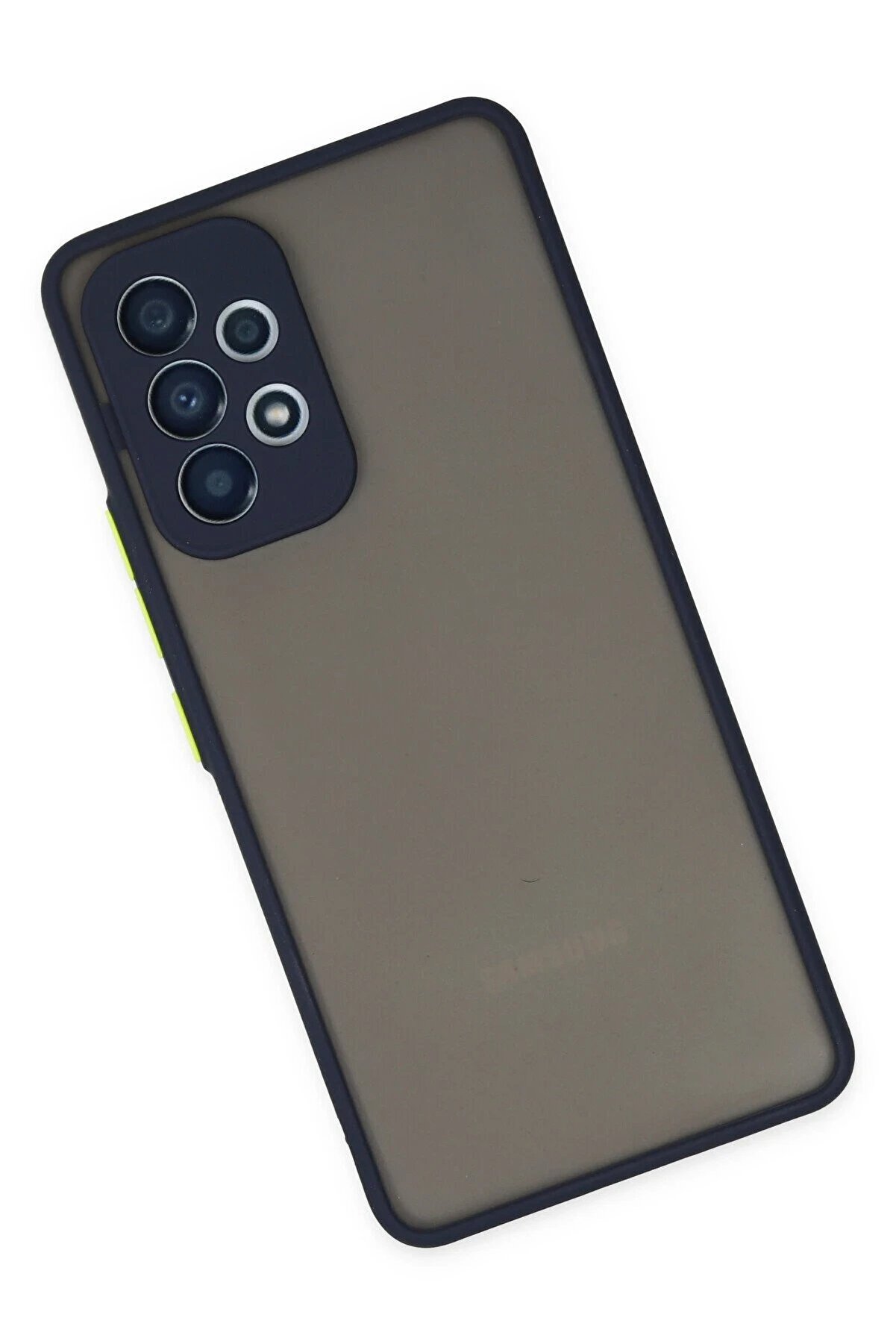 Samsung Galaxy A53 5G Kılıf Montreal Si̇li̇kon Kapak - Laci̇vert - Dropx3826-7971