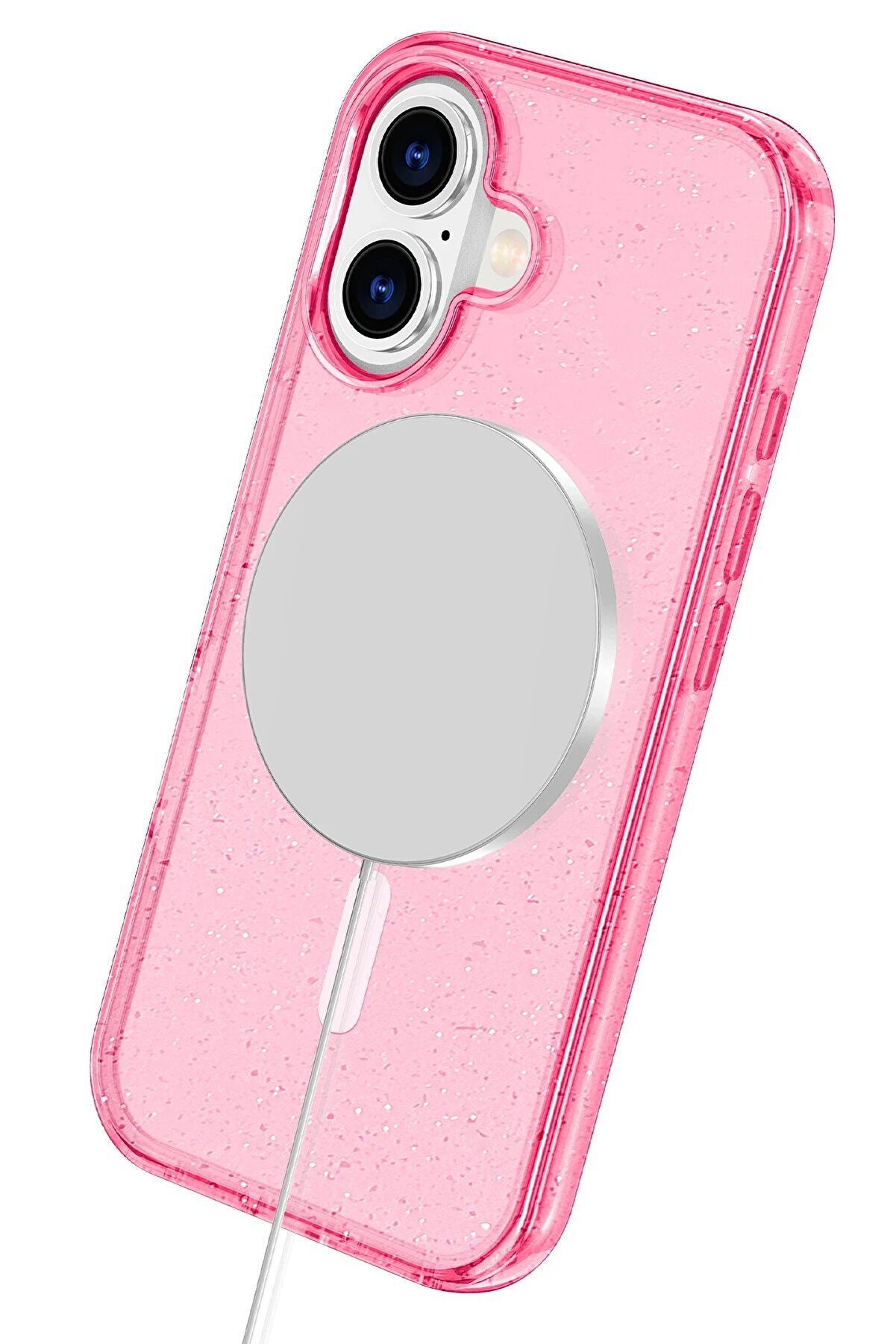 Apple İphone 16 Star Magsafe Kapak - Pembe - Dropx6332-4099