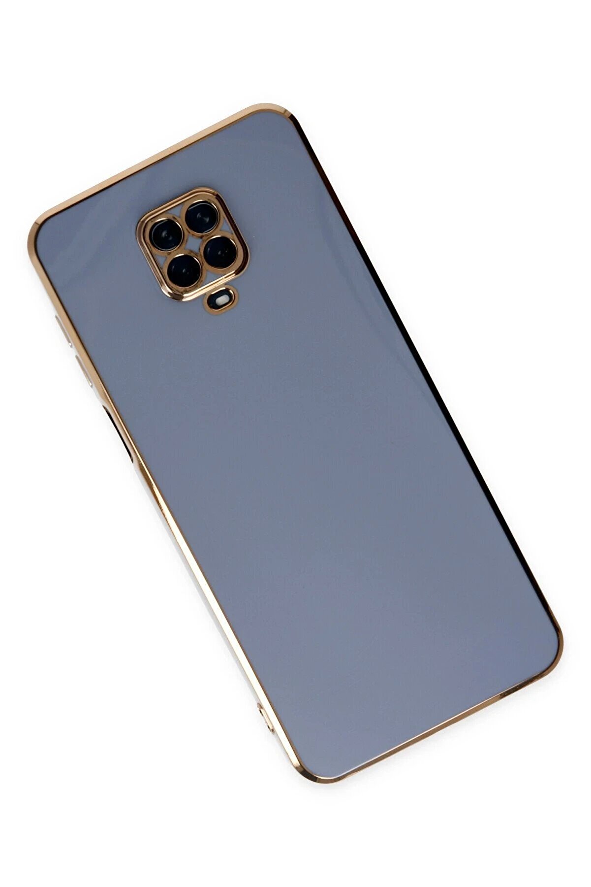 Xi̇aomi̇ Redmi̇ Note 9 Pro Kılıf Volet Si̇li̇kon - Mavi̇ - Dropx4859-7505