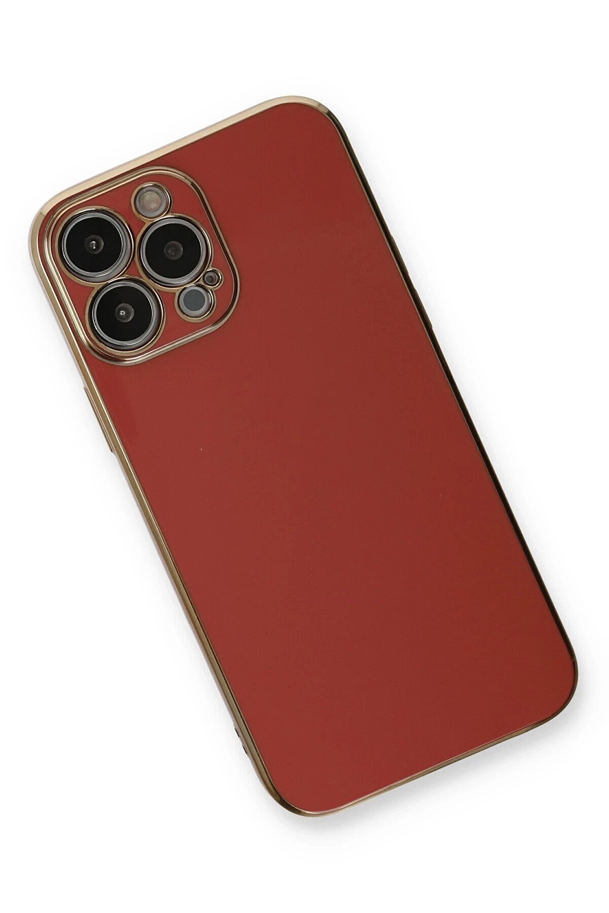 İphone 13 Pro Max Kılıf Volet Si̇li̇kon - Kırmızı - Dropx7911-1992