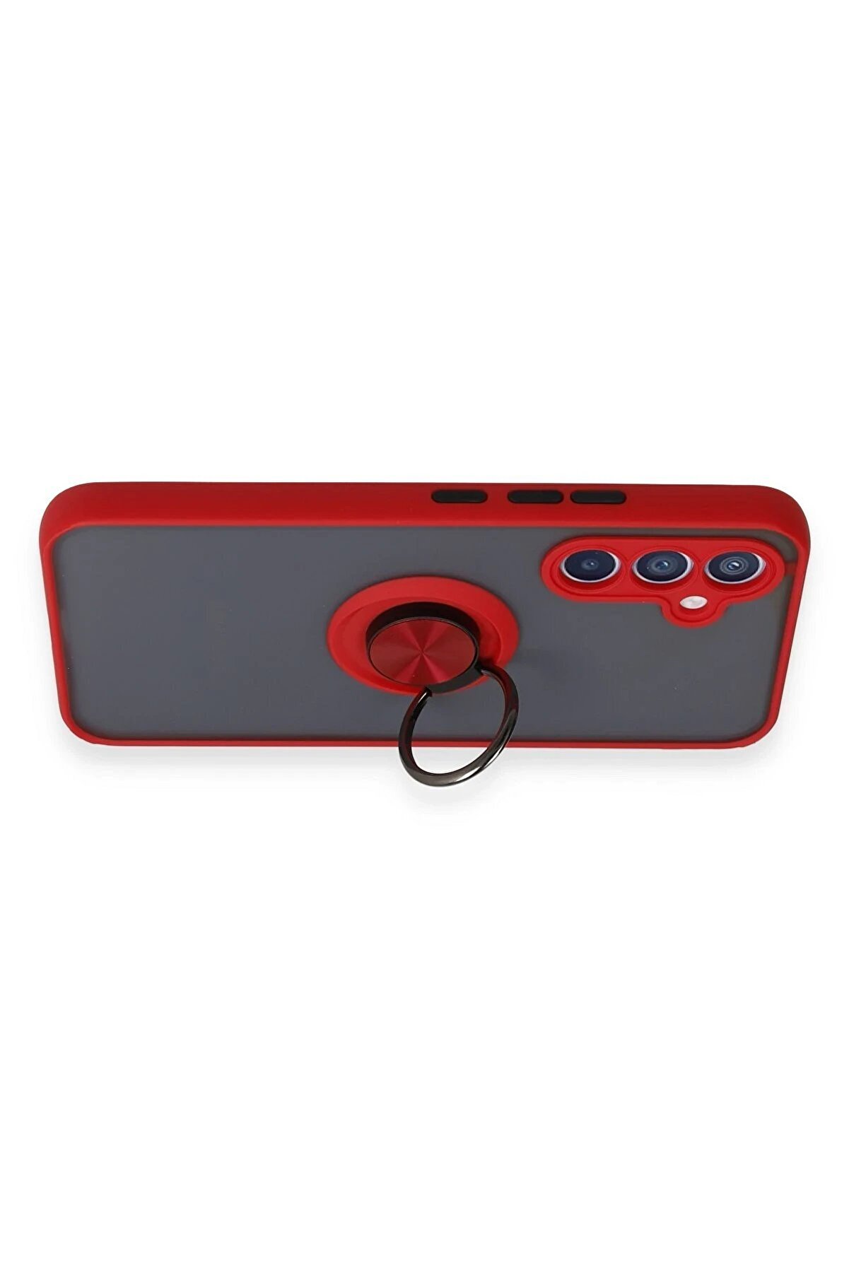 Samsung Galaxy A54 5G Kılıf Montreal Y&uuml;z&uuml;kl&uuml; Si̇li̇kon Kapak - Kırmızı - Dropx2879-9011