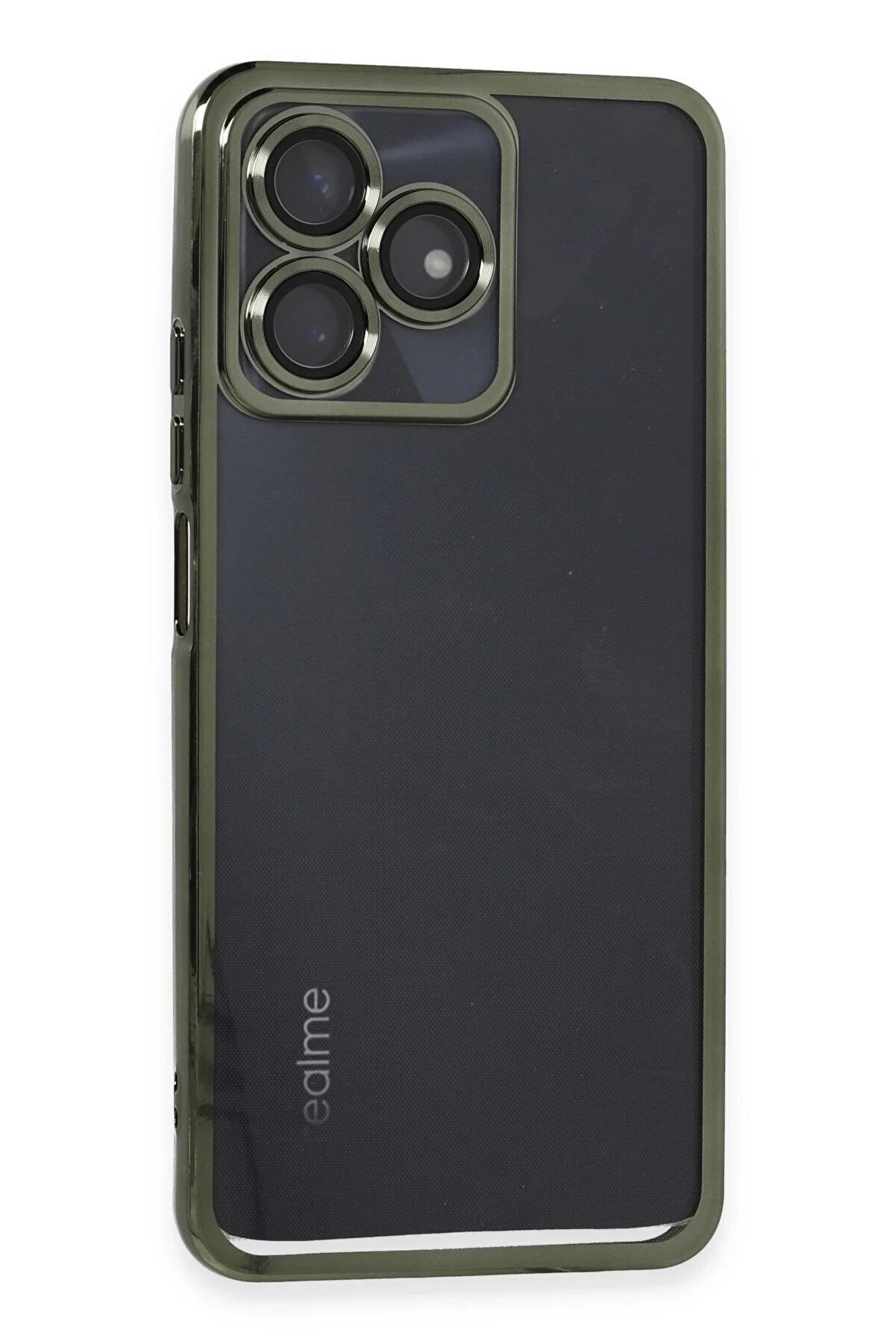 Realme C53 Kılıf Lensli̇ Si̇li̇kon - Yeşi̇l - Dropx4200-8843