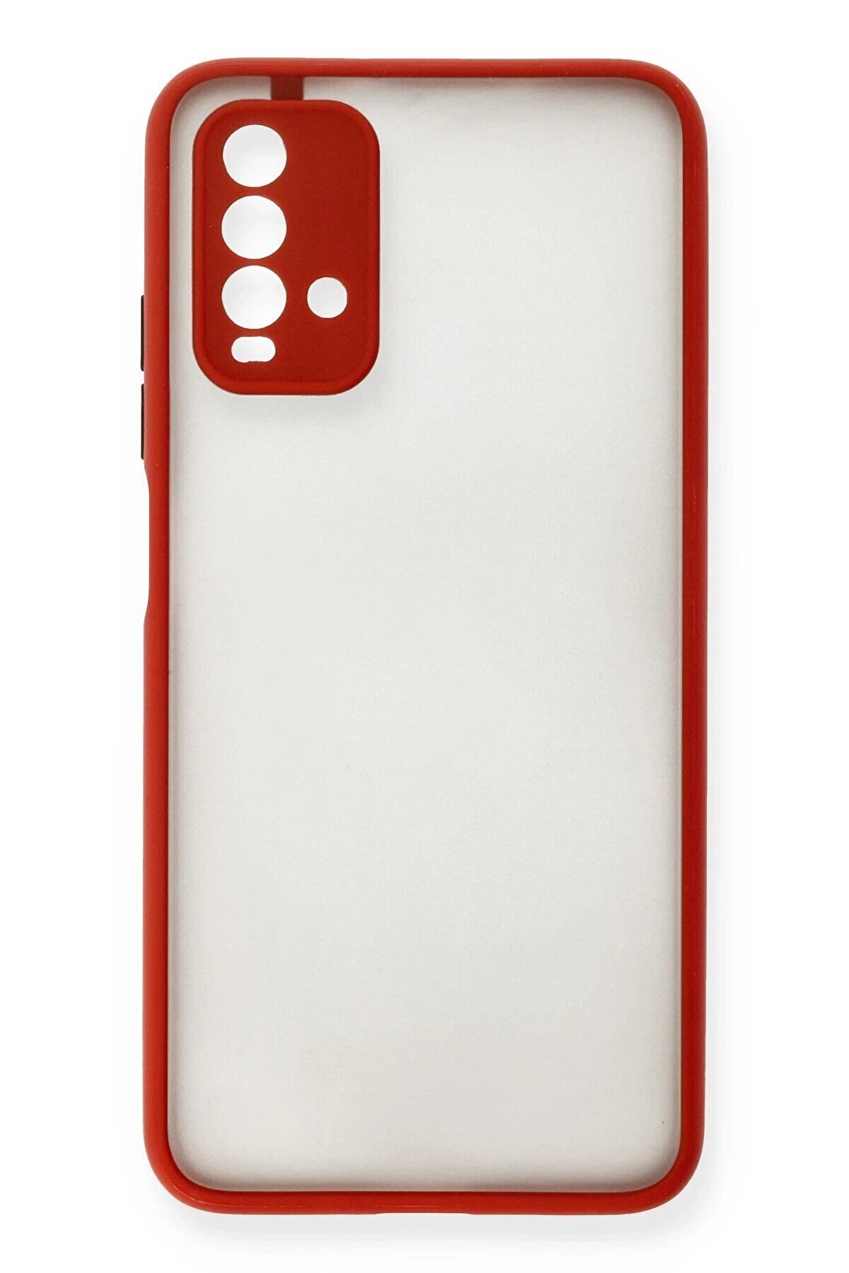 CepteToptan Xiaomi Redmi 9T Kılıf Montreal Silikon Kapak - Kırmızı - DROPX2558-4292