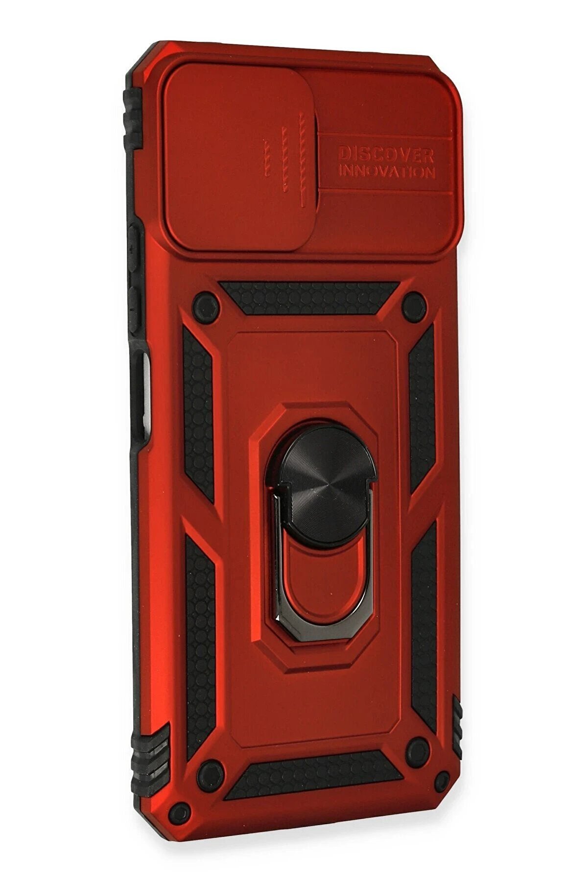 Xi̇aomi̇ Mi̇ 11 Li̇te Kılıf Pars Lens Yüzüklü Si̇li̇kon - Kırmızı - Dropx5884-6618