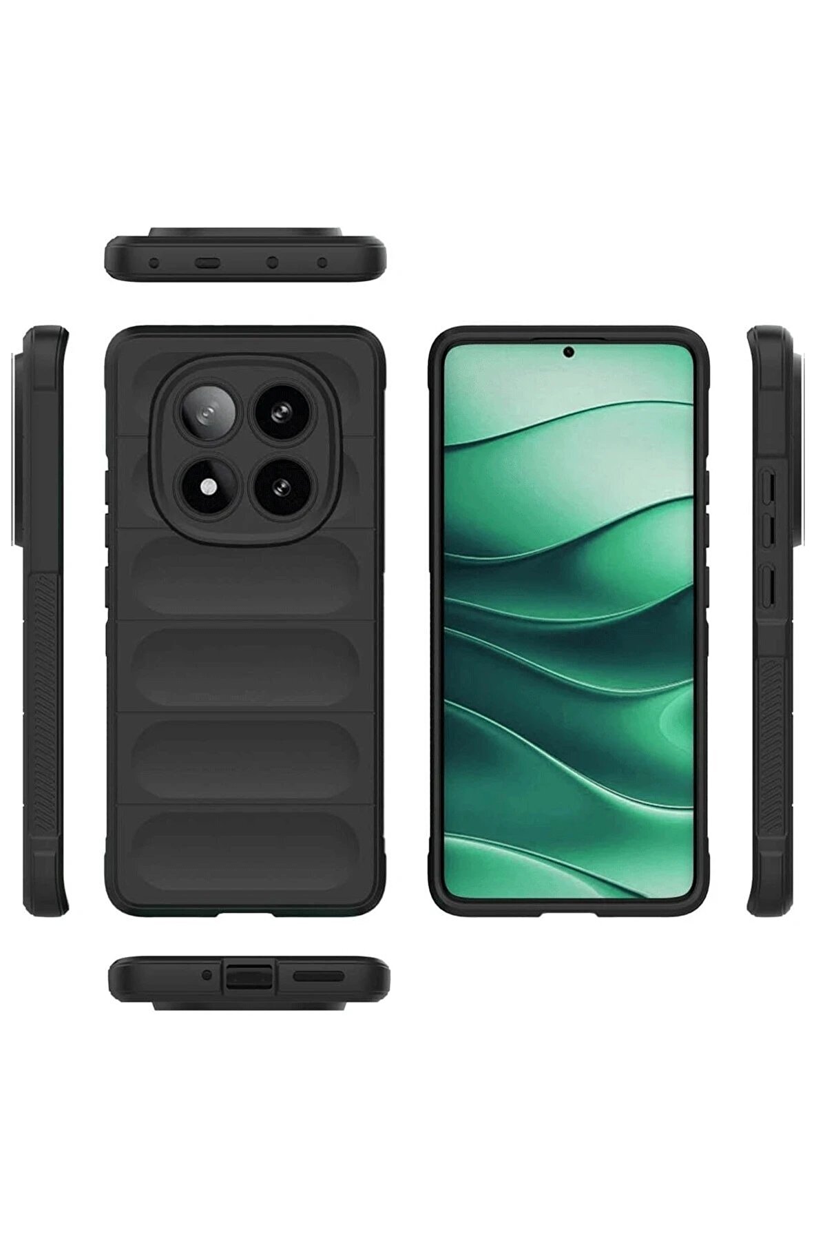 CepteToptan Xiaomi Redmi Note 14 Pro 4G Kılıf Optimum Silikon - Lacivert - DROPX1554-8628