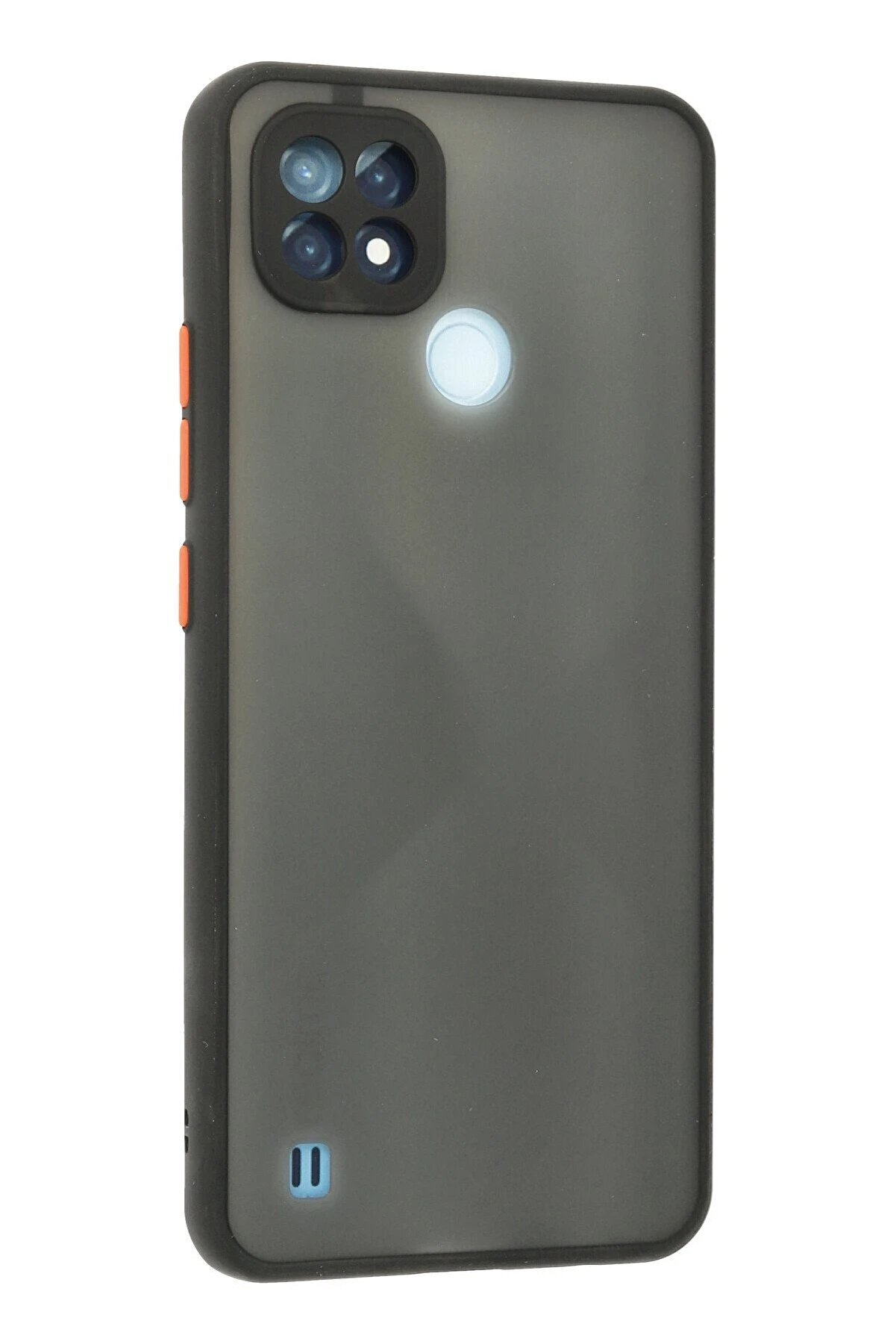 Realme C21 Kılıf Montreal Si̇li̇kon Kapak - Si̇yah - Dropx6692-7205
