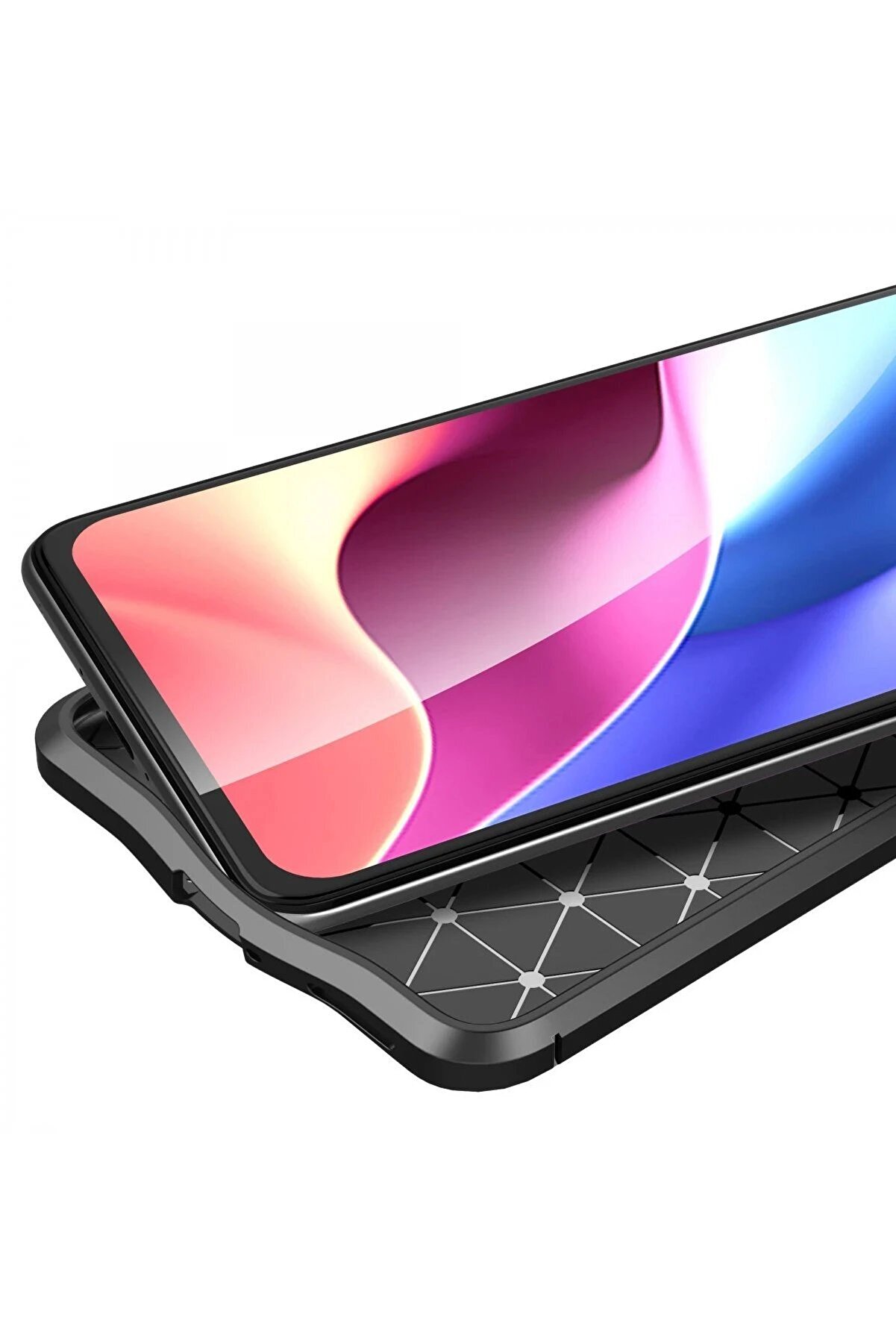 Xi̇aomi̇ Poco F3 Kılıf Auto Focus Kapak - Si̇yah - Dropx1701-6763