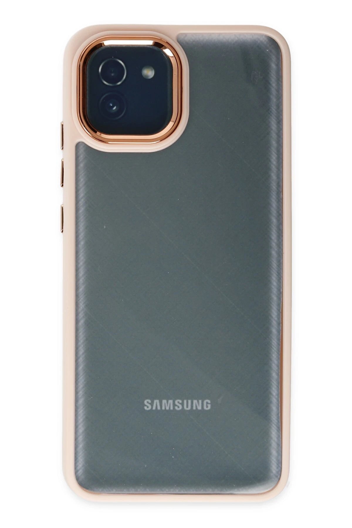 Samsung Galaxy A03 Kılıf Dora Kapak - Pudra - Dropx2268-2157
