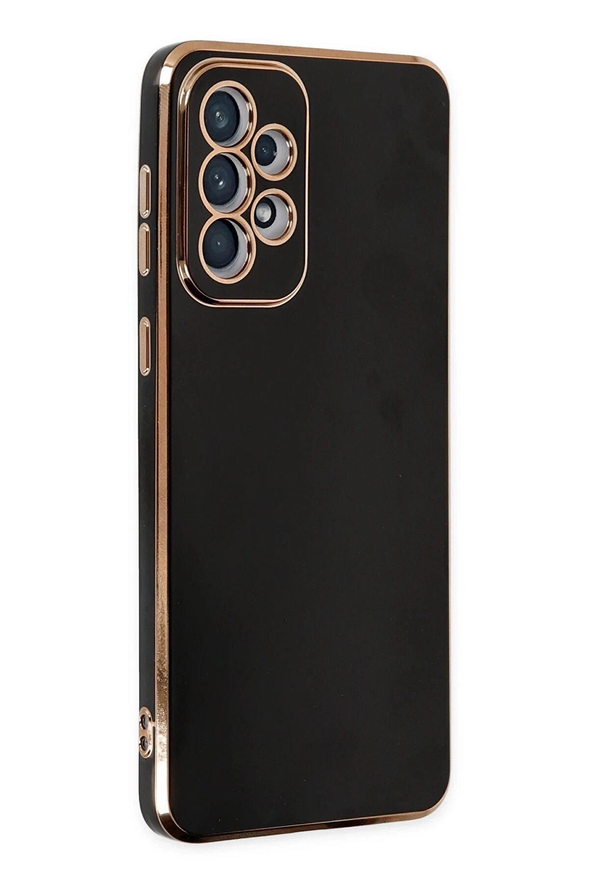 Samsung Galaxy A73 5G Kılıf Volet Si̇li̇kon - Si̇yah - Dropx1439-5088