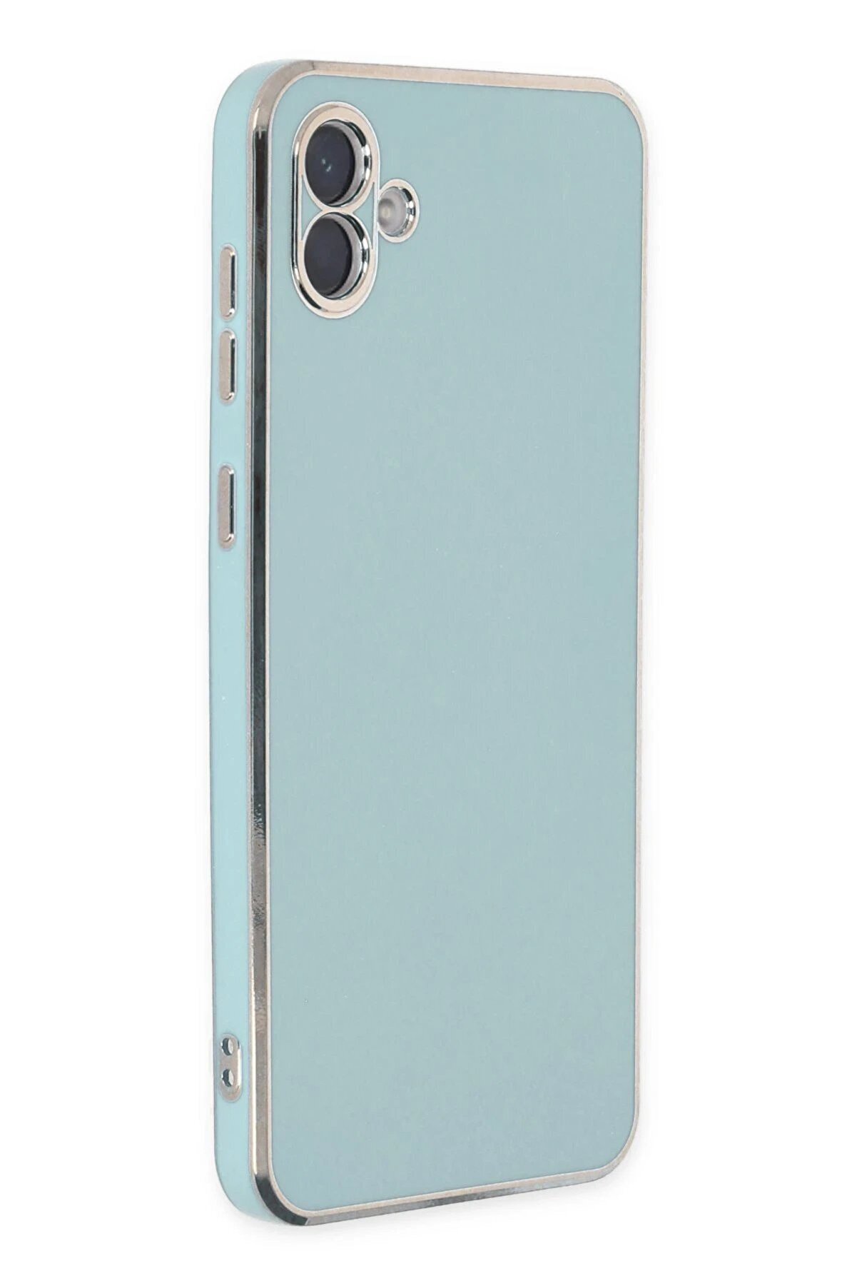 CepteToptan Samsung Galaxy A04 Kılıf Volet Silikon - Açık Yeşil - DROPX4547-7363