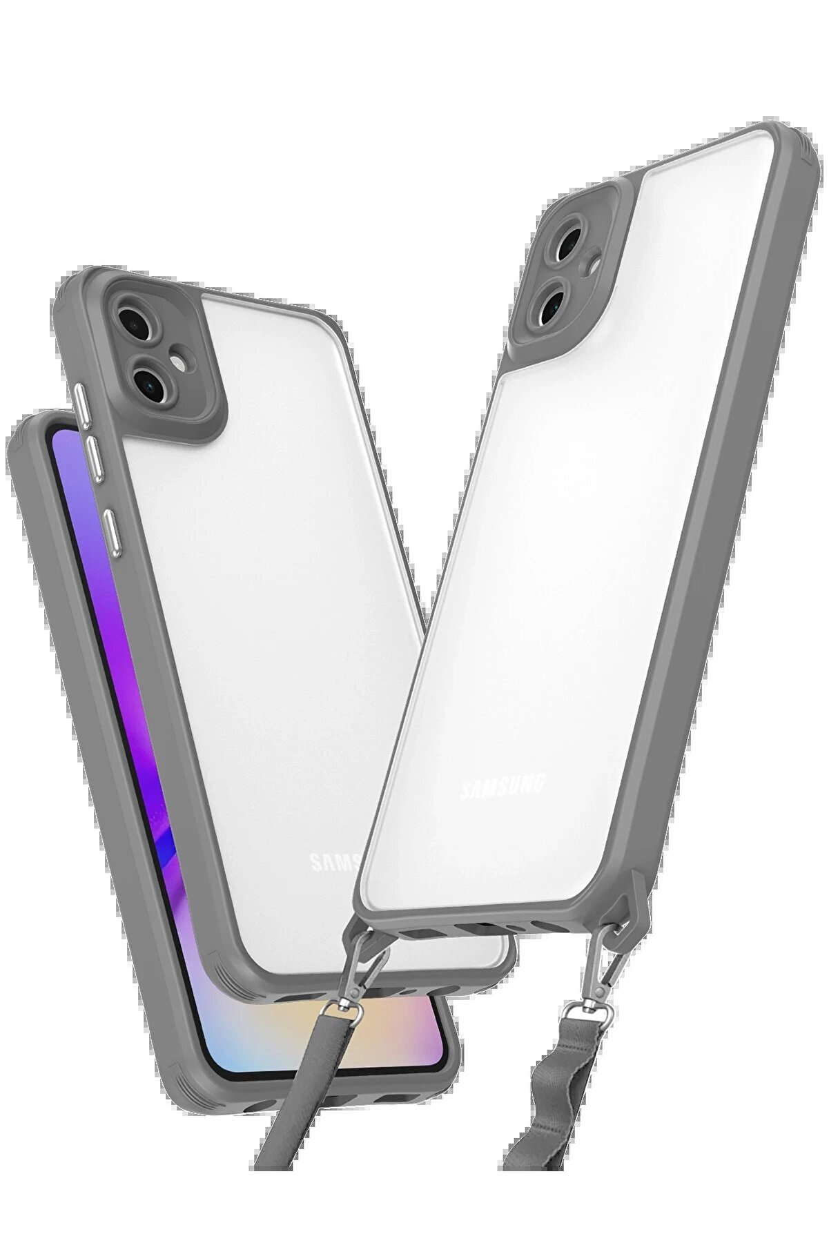 CepteToptan Samsung Galaxy A06 Kılıf Penta Silikon Kılıf - Titan Gri - rovex1864-2038