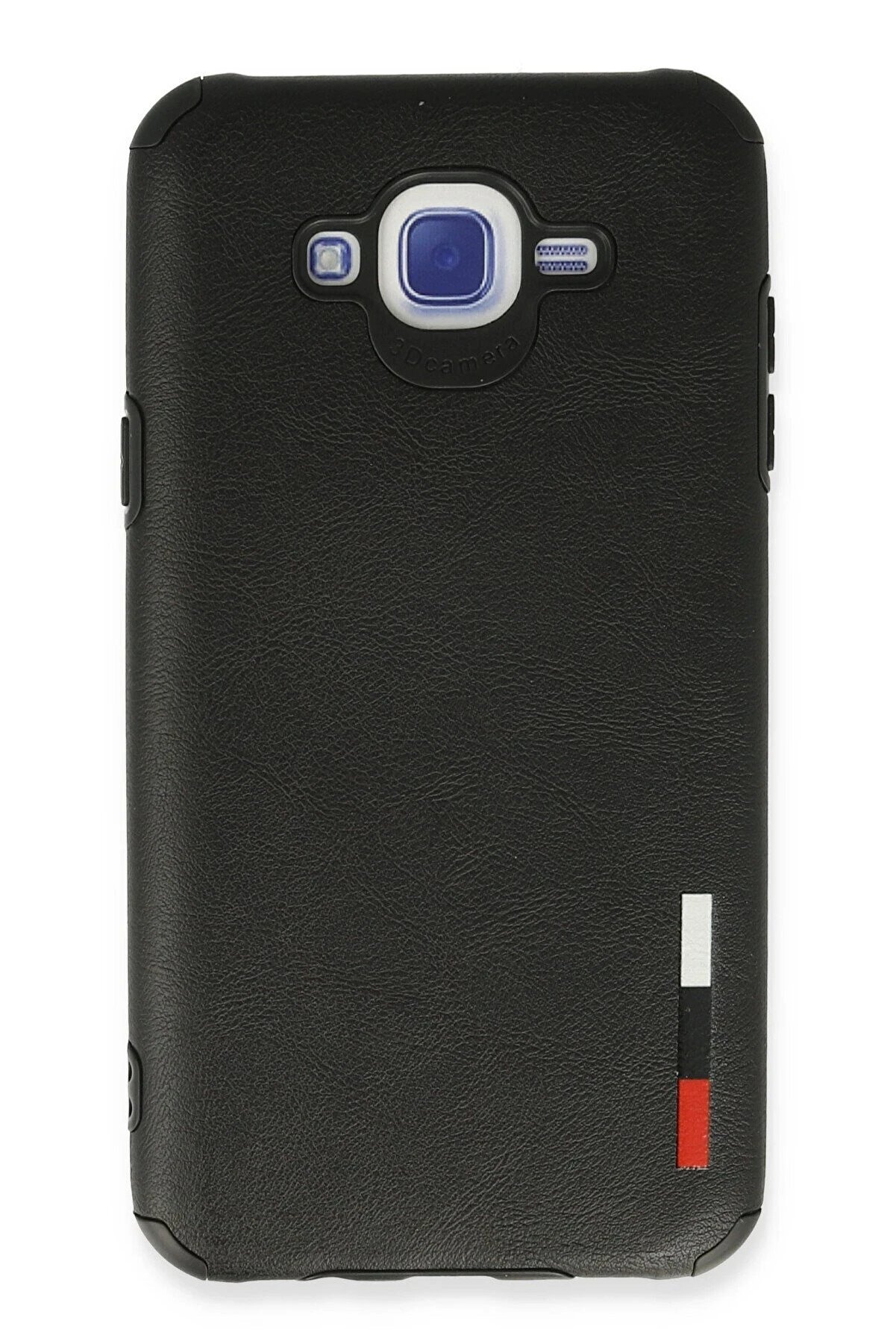 CepteToptan Samsung Galaxy J7 Kılıf Loop Deri Silikon - Siyah - DROPX7901-7749