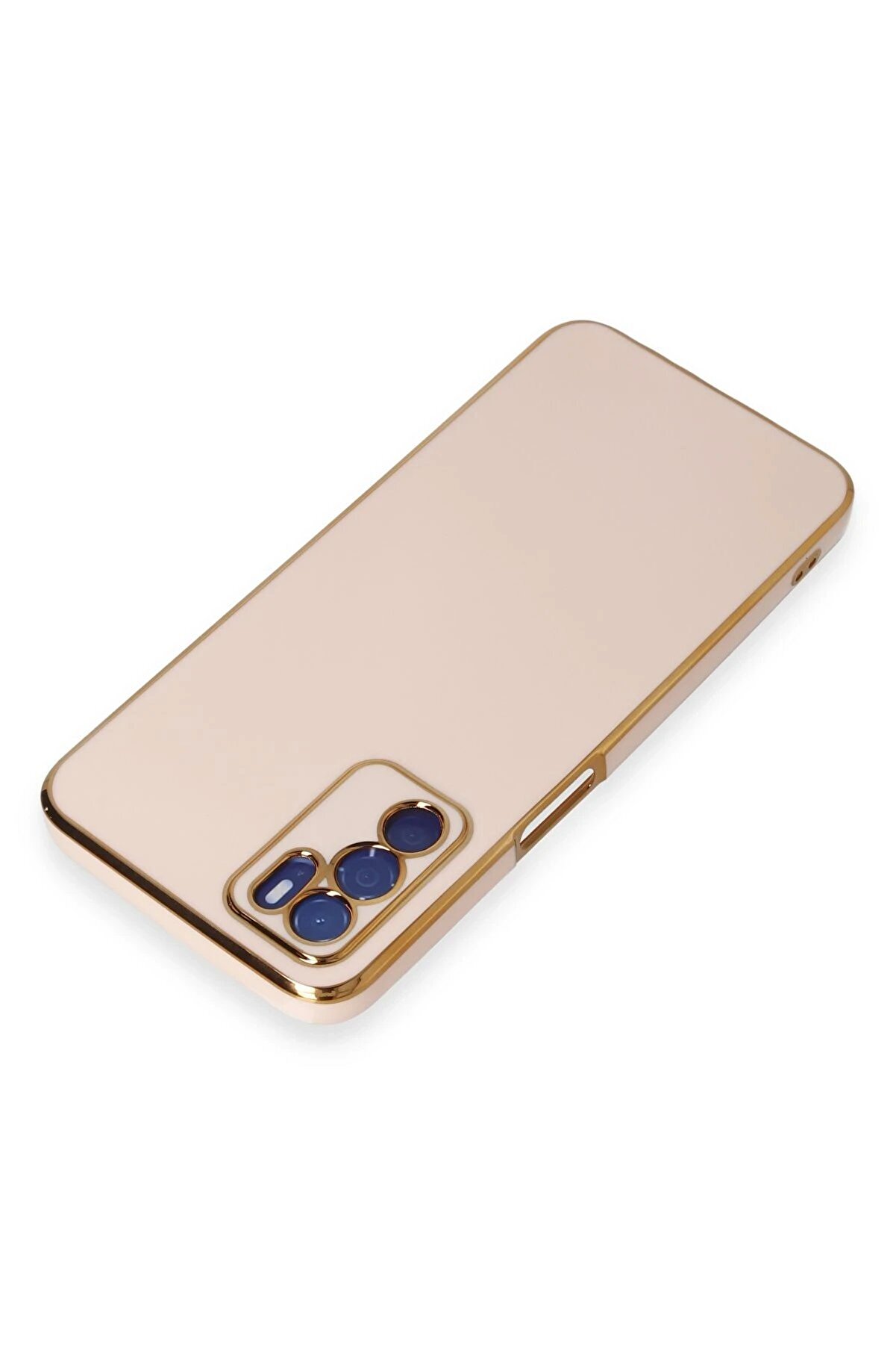 Oppo A16 Kılıf Volet Si̇li̇kon - Pembe - Dropx3393-1103