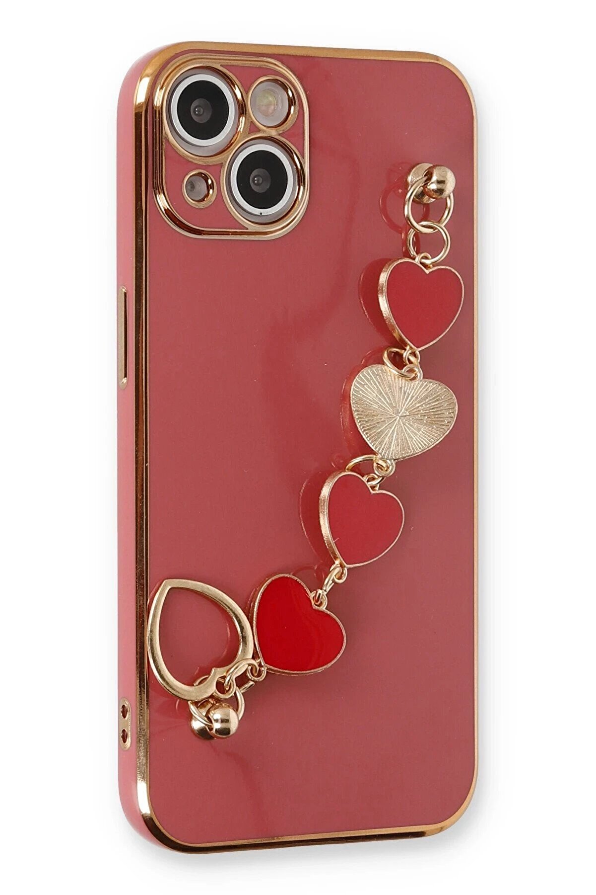 CepteToptan iPhone 14 Kılıf Esila Silikon - Kırmızı - DROPX4746-5097