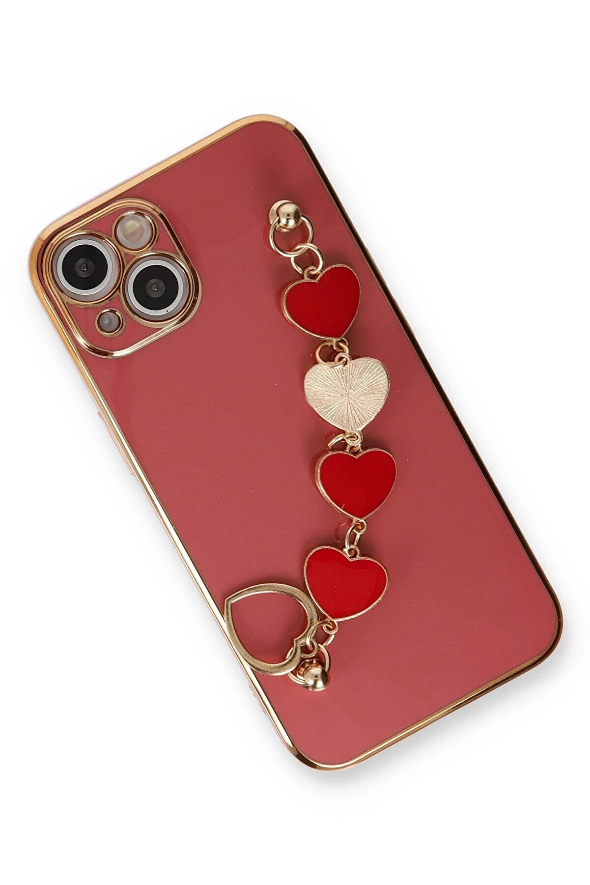 İphone 14 Kılıf Esi̇la Si̇li̇kon - Kırmızı - Dropx4746-5097