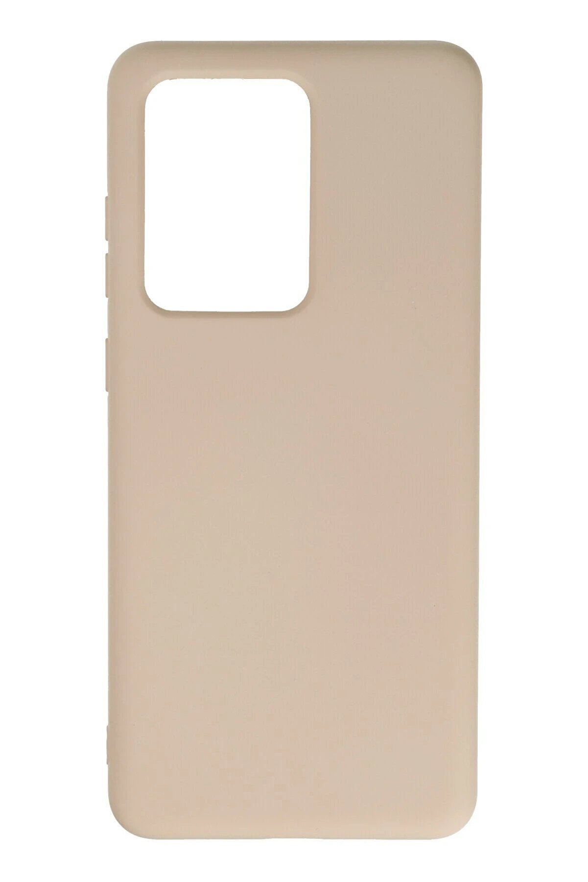 Samsung Galaxy S20 Ultra Kılıf Nano İ&ccedil;i̇ Kadi̇fe Si̇li̇kon - Pudra - Dropx8938-5105