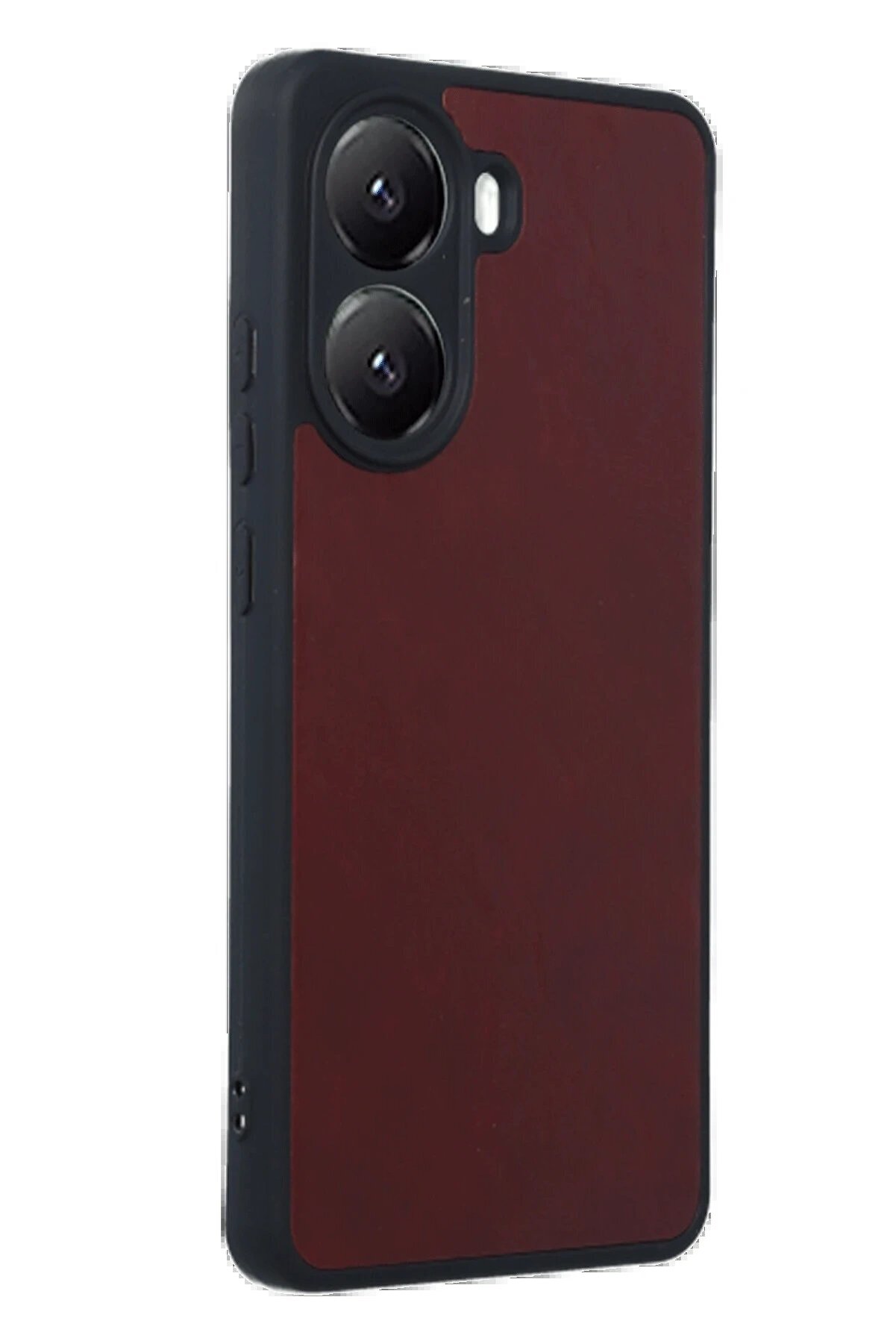 Xi̇aomi̇ Poco X7 Pro Kılıf Aras Deri̇ Kapak - Bordo - Dropx2610-9019