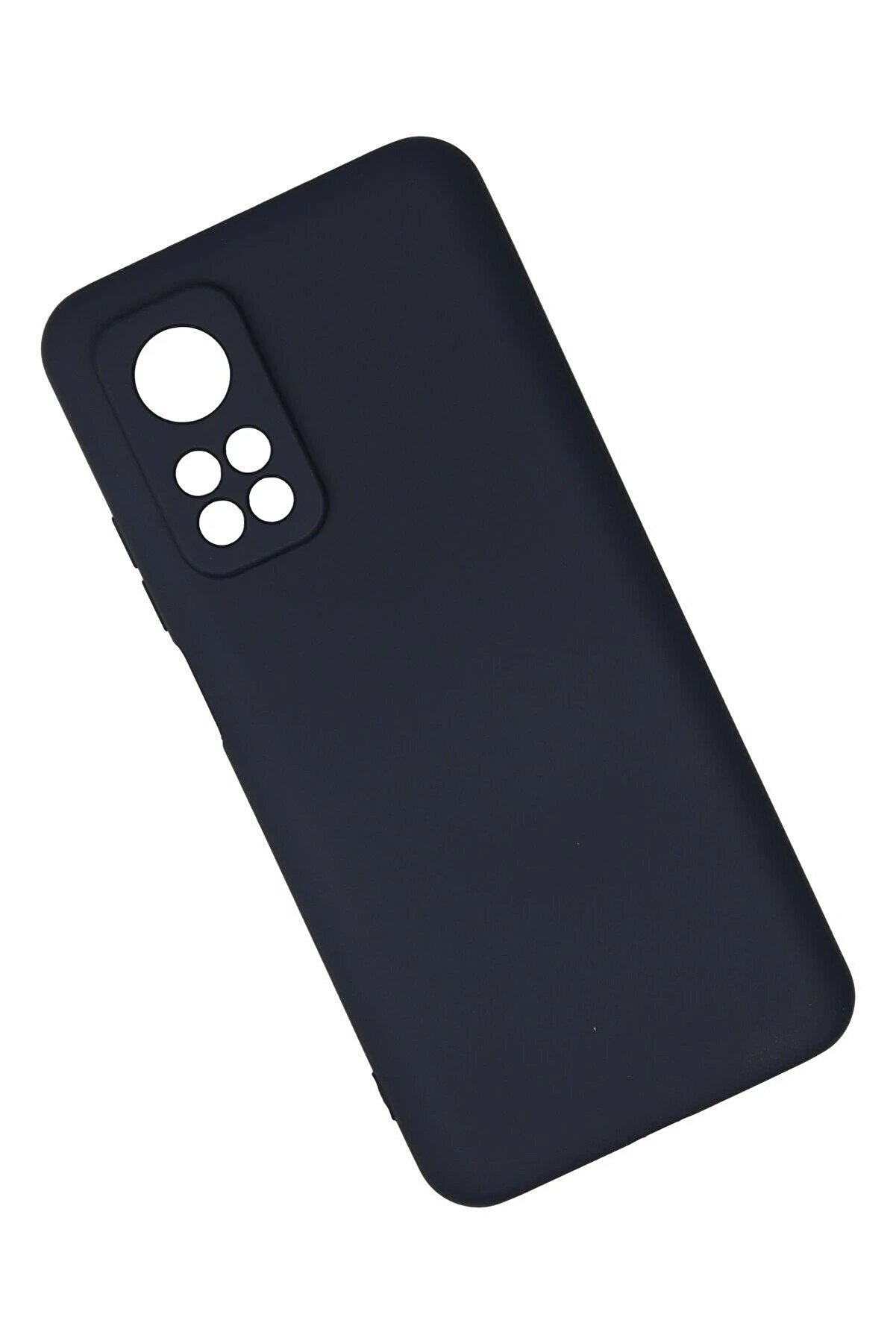 Xi̇aomi̇ Mi̇ 10T Kılıf Nano İçi̇ Kadi̇fe Si̇li̇kon - Laci̇vert - Dropx2020-5661