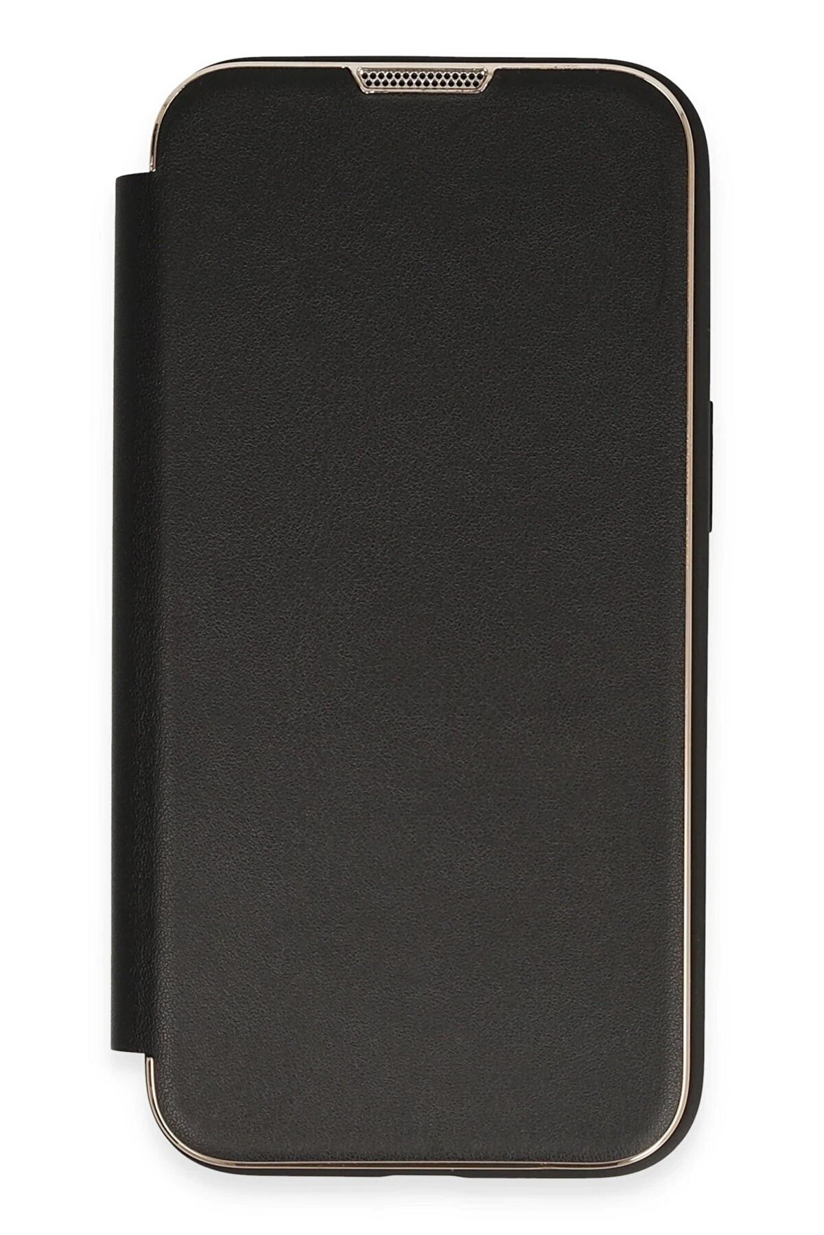 İphone 13 Pro Max Kılıf Dolpi̇n Kapaklı - Si̇yah - Dropx5004-8004