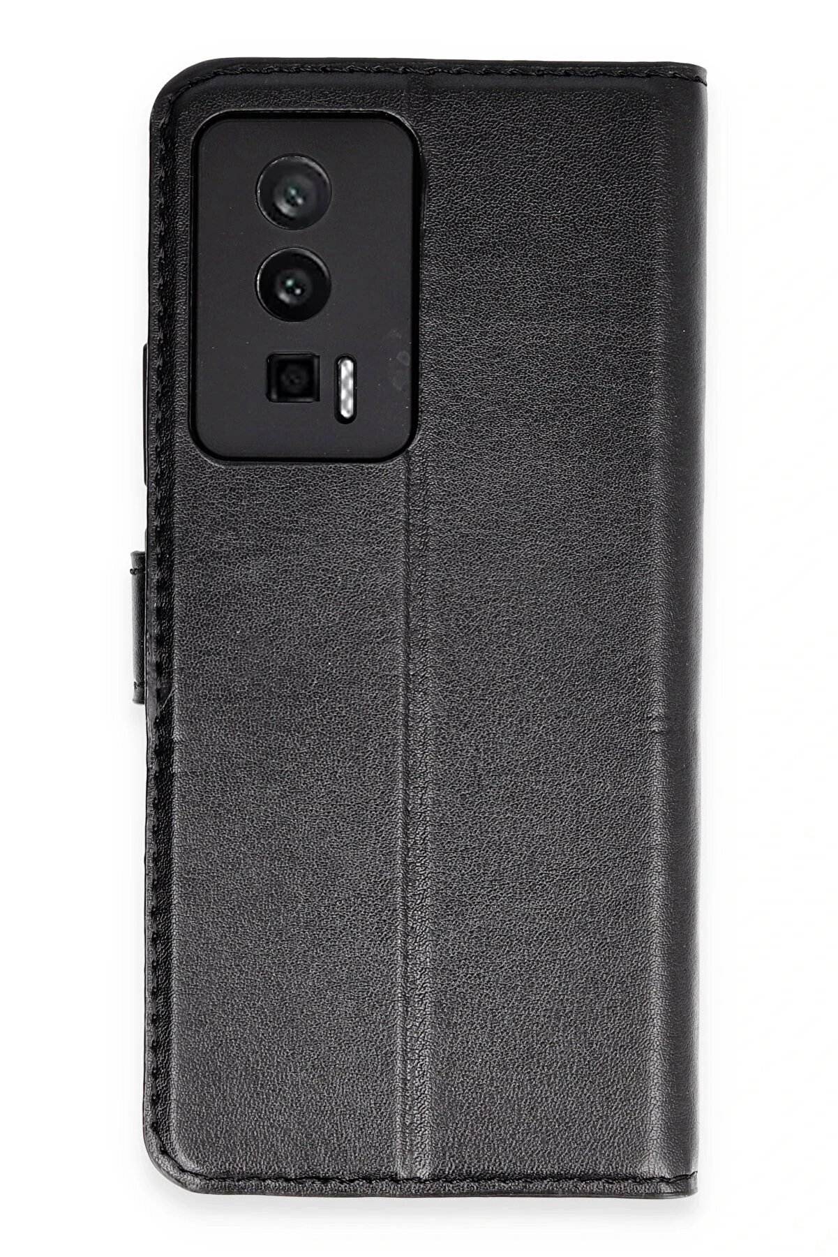 CepteToptan Xiaomi Poco F5 Pro Kılıf Trend S Plus Kapaklı Kılıf - Siyah - DROPX6867-6312