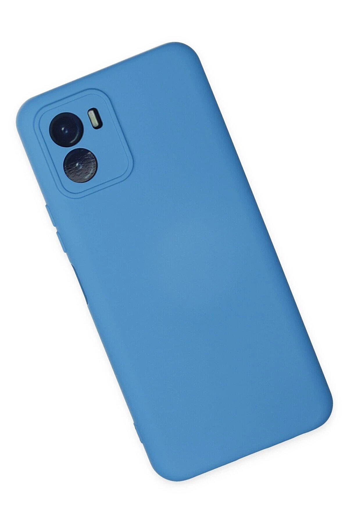 Vi̇vo Y15S Kılıf Nano İçi̇ Kadi̇fe Si̇li̇kon - Mavi̇ - Dropx1646-3349