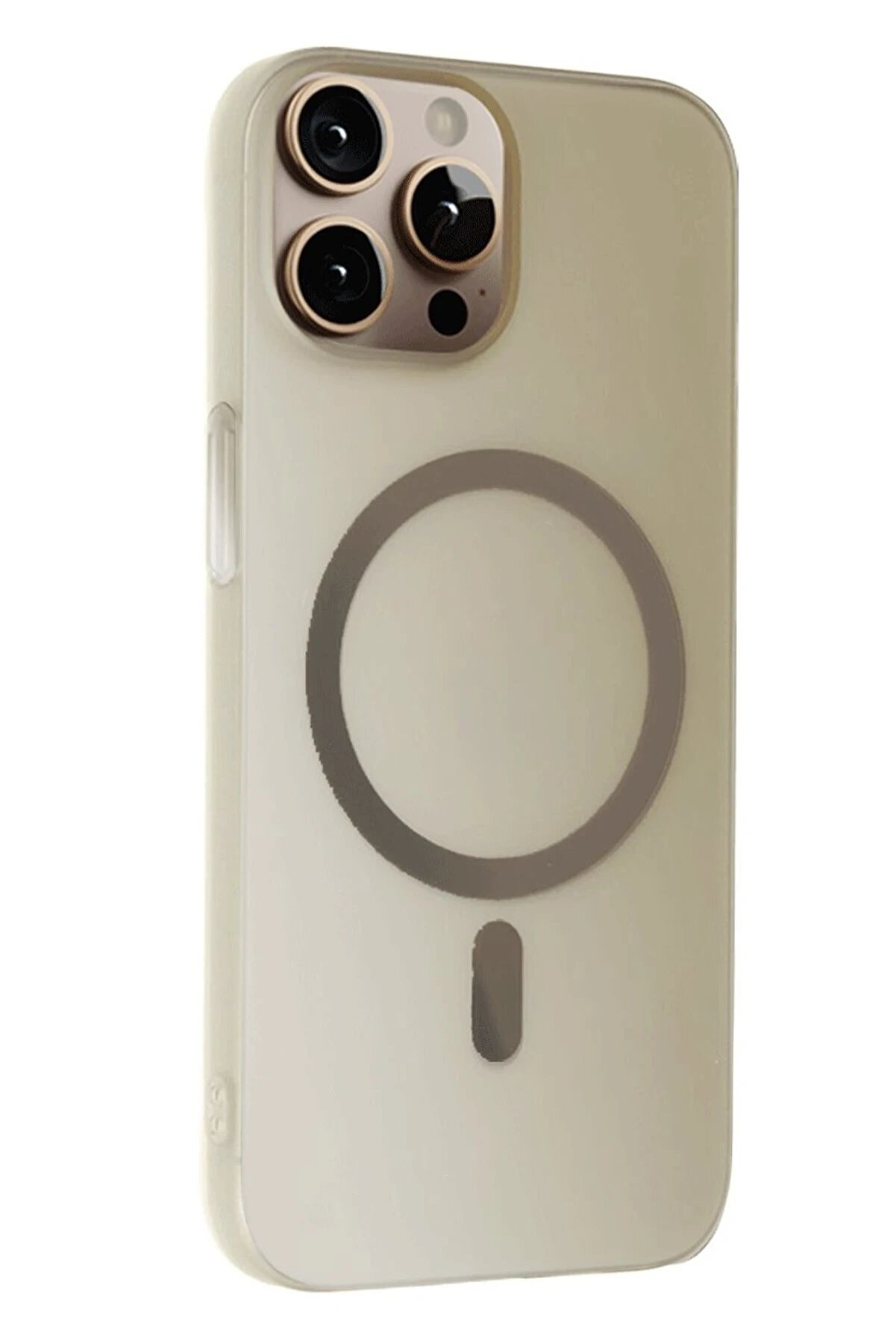 CepteToptan iPhone 15 Pro Max Tuna PC Slim Magsafe Kapak - Titan Gri - DROPX2304-9937