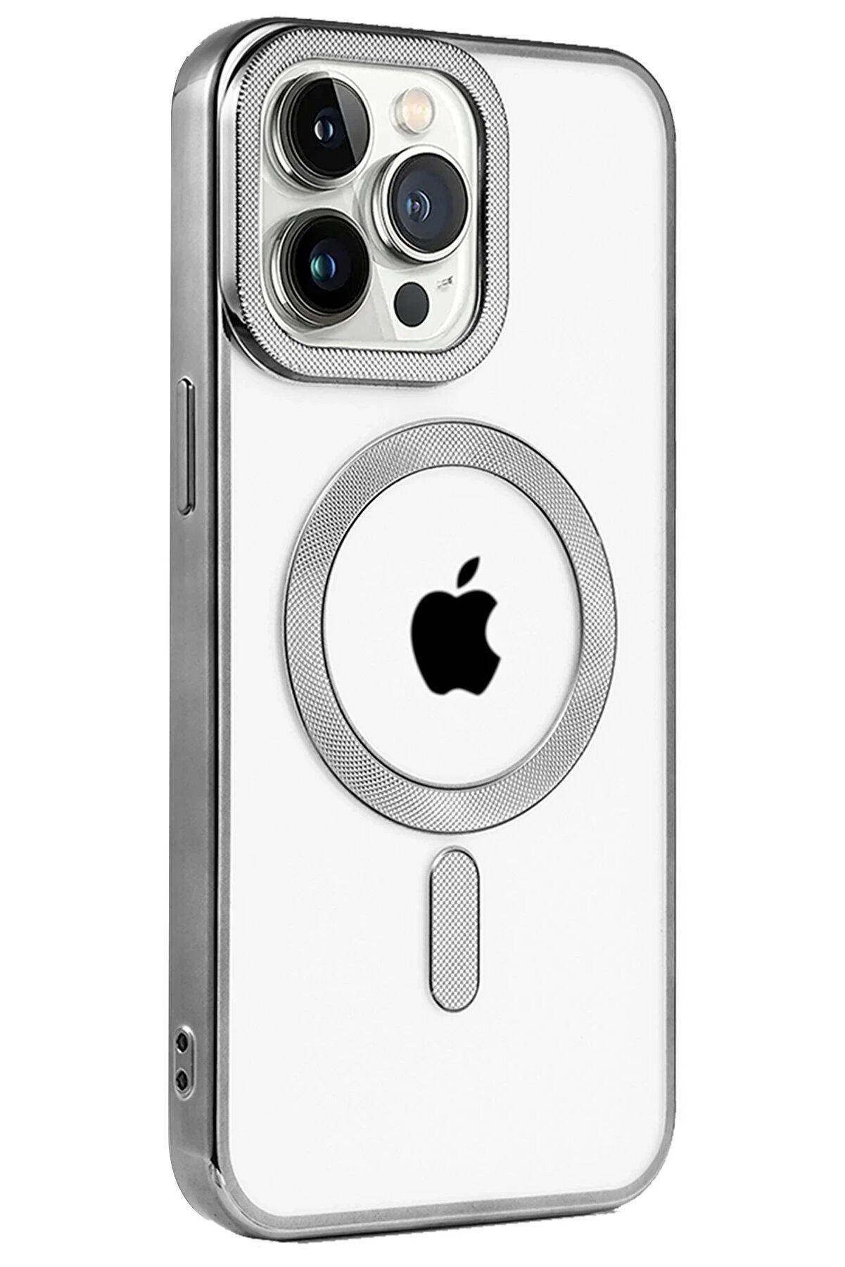 İphone 15 Pro Kılıf Kronos Magsafe Kapak - Ti̇tanyum Gri̇ - Dropx2724-9586