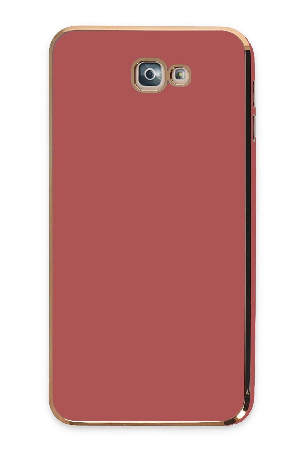 CepteToptan Samsung Galaxy J7 Prime Kılıf Volet Silikon - Kırmızı - DROPX2754-1066