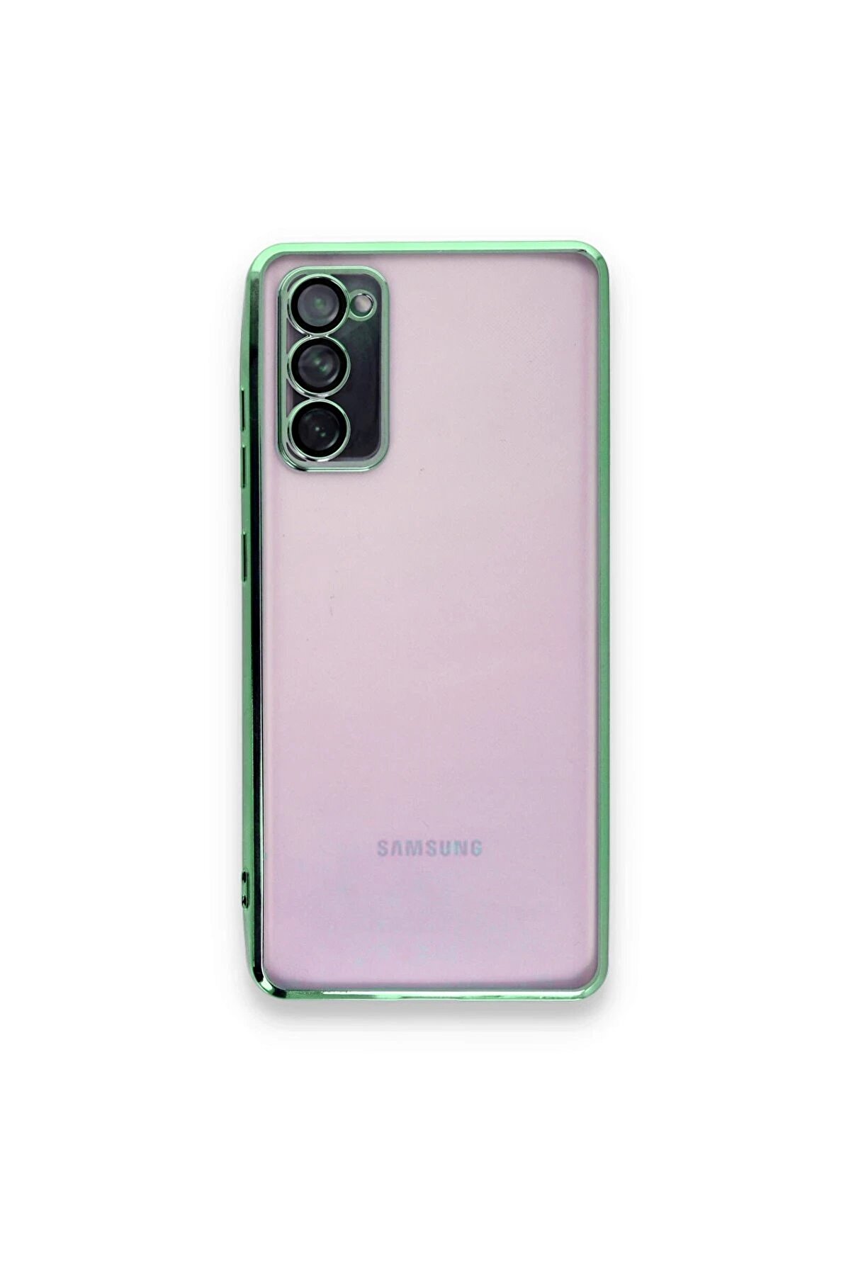 Samsung Galaxy S20 Fe Kılıf Lensli̇ Si̇li̇kon - Yeşi̇l - Dropx5553-3217