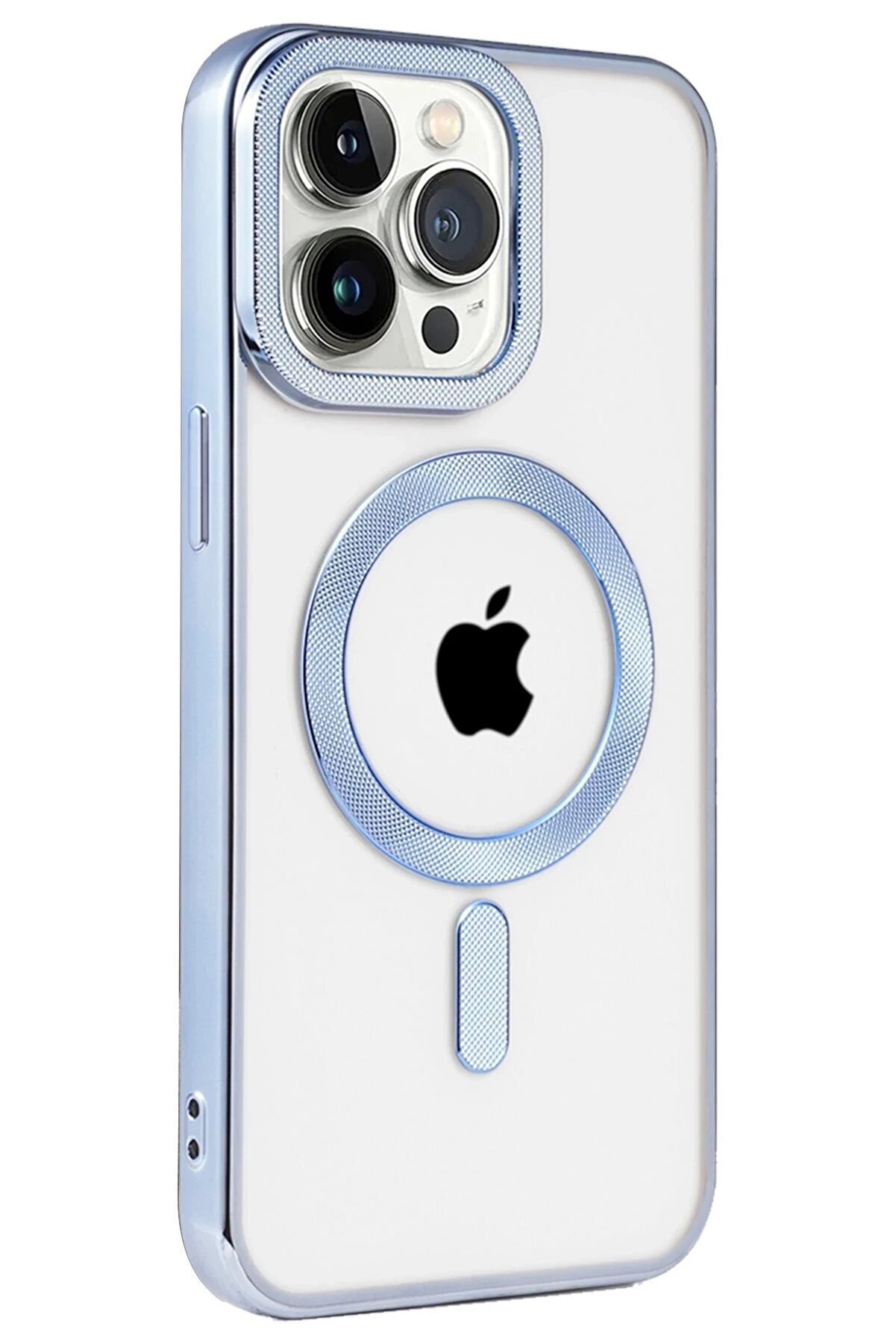 İphone 14 Pro Max Kılıf Kronos Magsafe Kapak - Si̇erra Blue - Dropx5961-2745