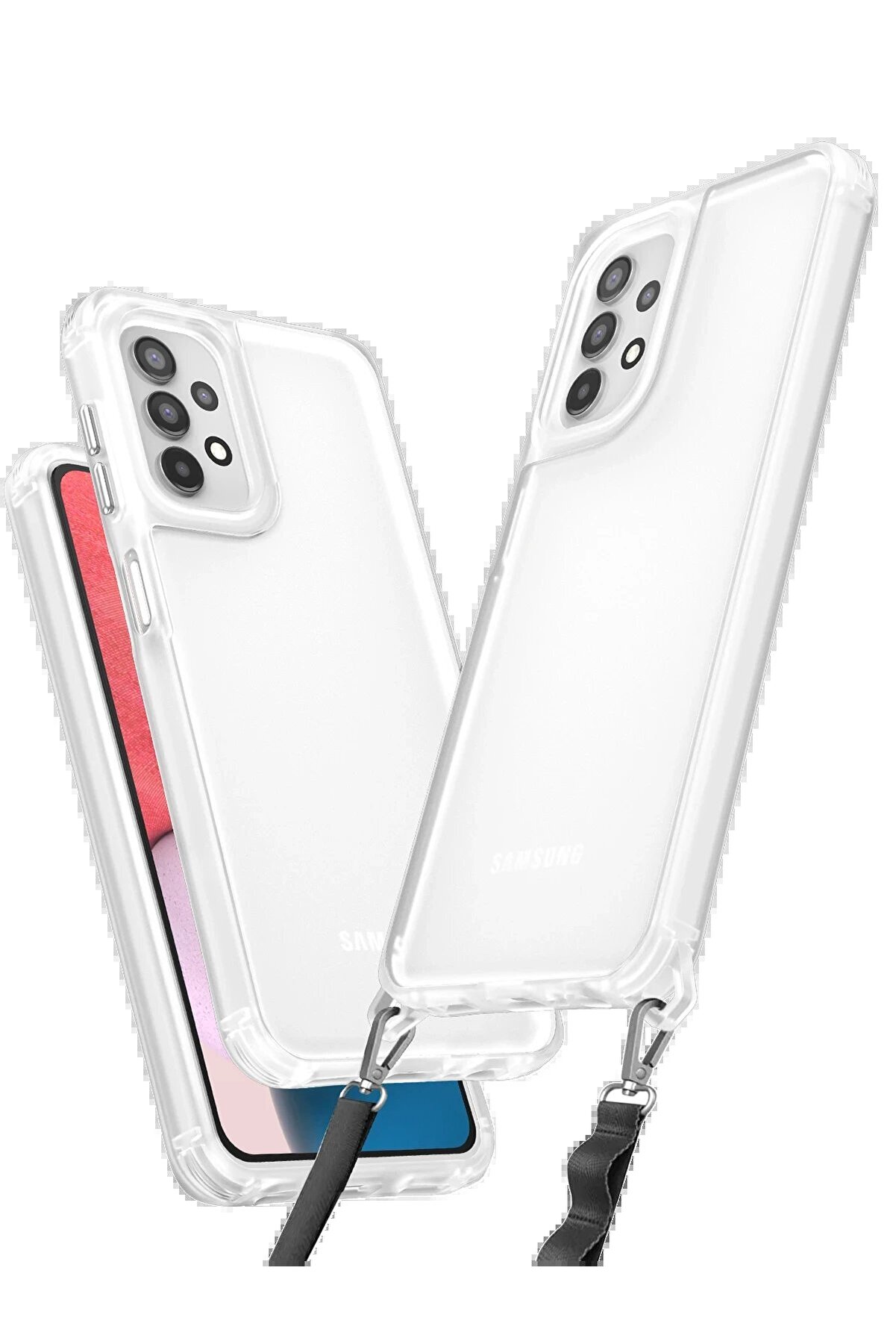 CepteToptan Samsung Galaxy A23 4G Kılıf Penta Silikon Kılıf - Şeffaf - DROPX9620-6982