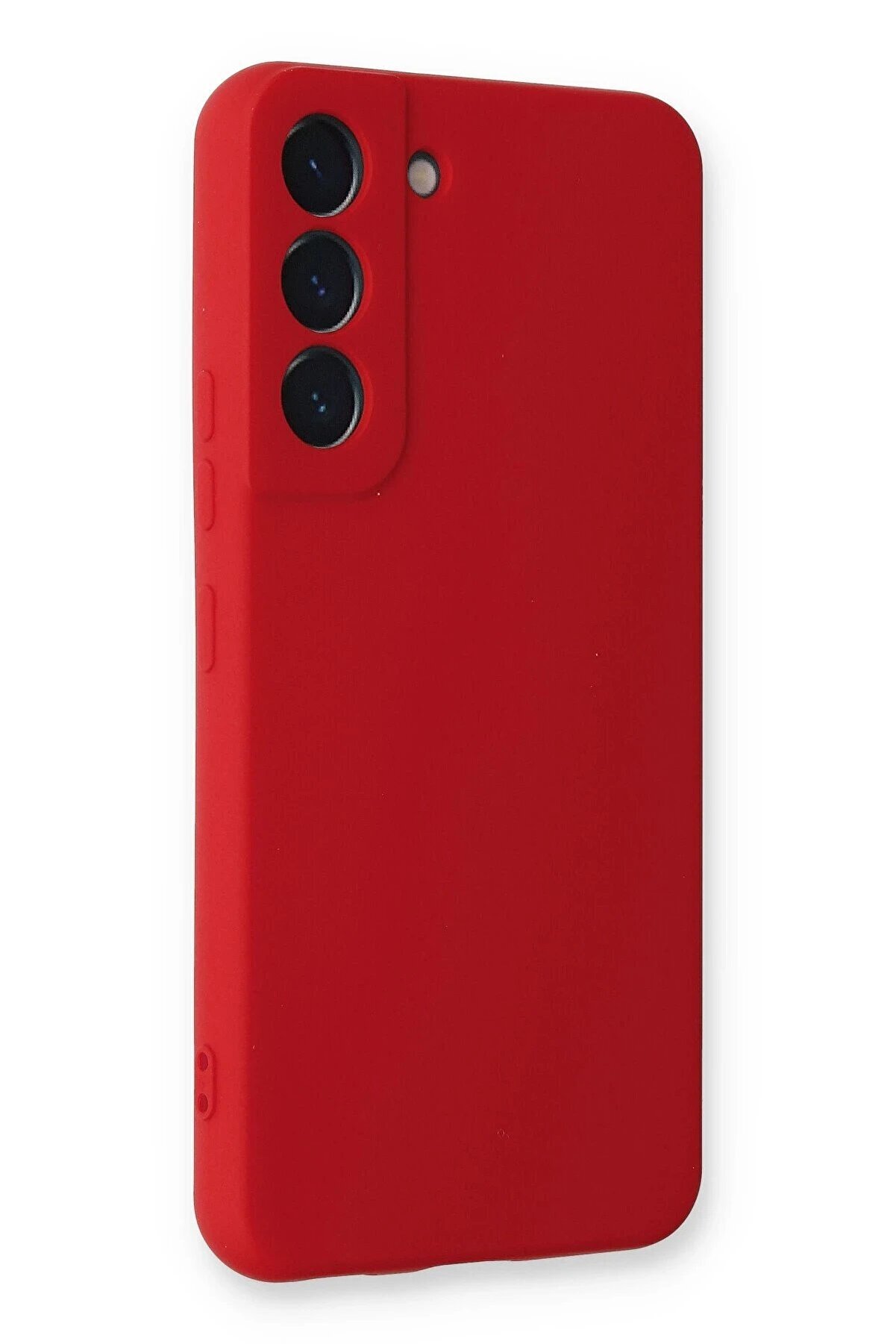 Samsung Galaxy S23 Plus Kılıf Nano İ&ccedil;i̇ Kadi̇fe Si̇li̇kon - Kırmızı - Dropx1810-7755