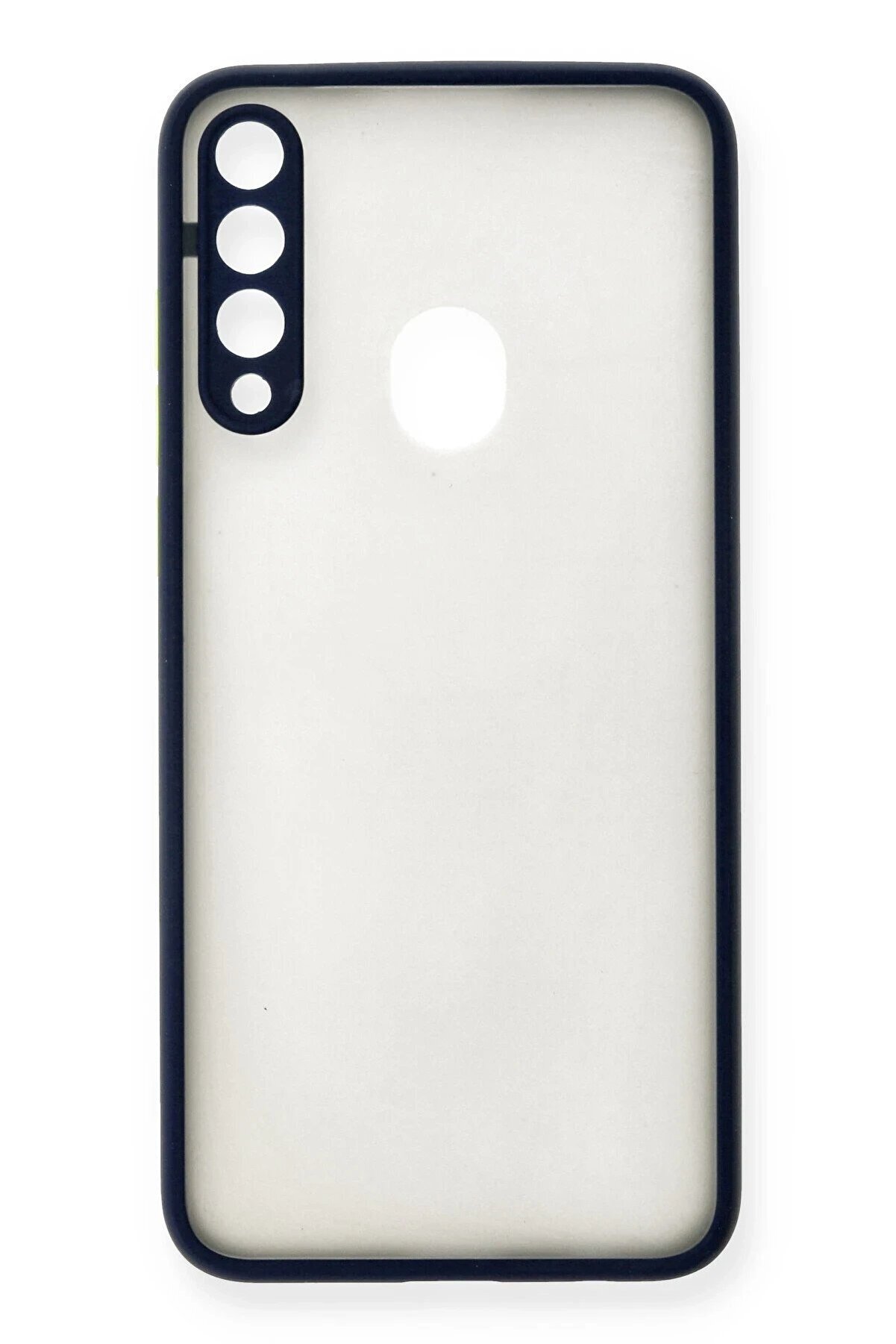 CepteToptan Huawei Y6P Kılıf Montreal Silikon Kapak - Lacivert - DROPX6767-8128