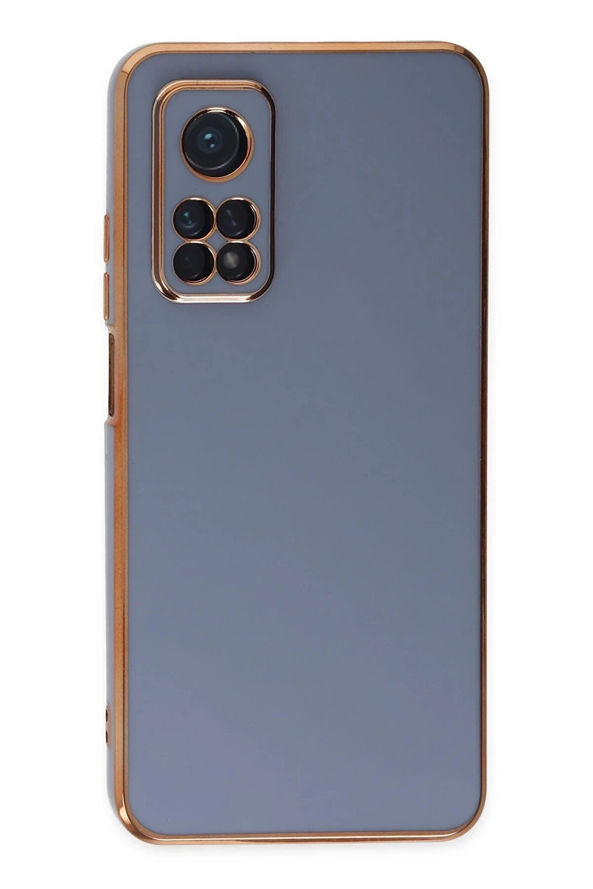 Xi̇aomi̇ Mi̇ 10T Kılıf Volet Si̇li̇kon - Mavi̇