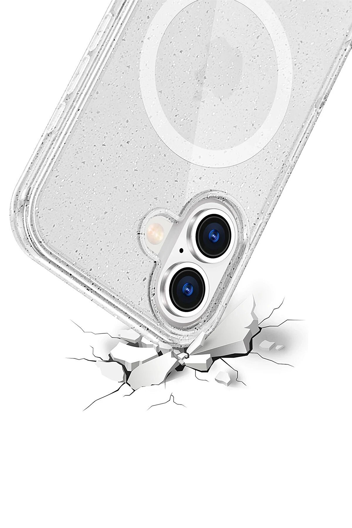 Apple İphone 16 Star Magsafe Kapak - Şeffaf - Dropx3100-7515