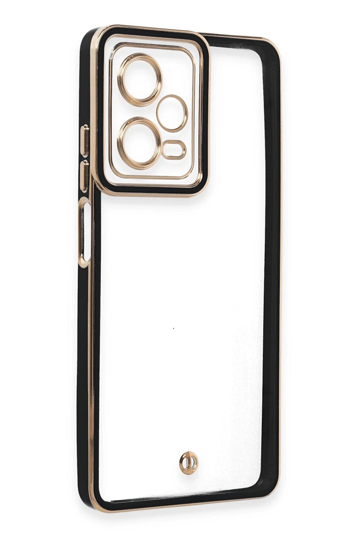 Xi̇aomi̇ Redmi̇ Note 12 5G Kılıf Li̇va Lens Si̇li̇kon - Si̇yah - Dropx7160-8468