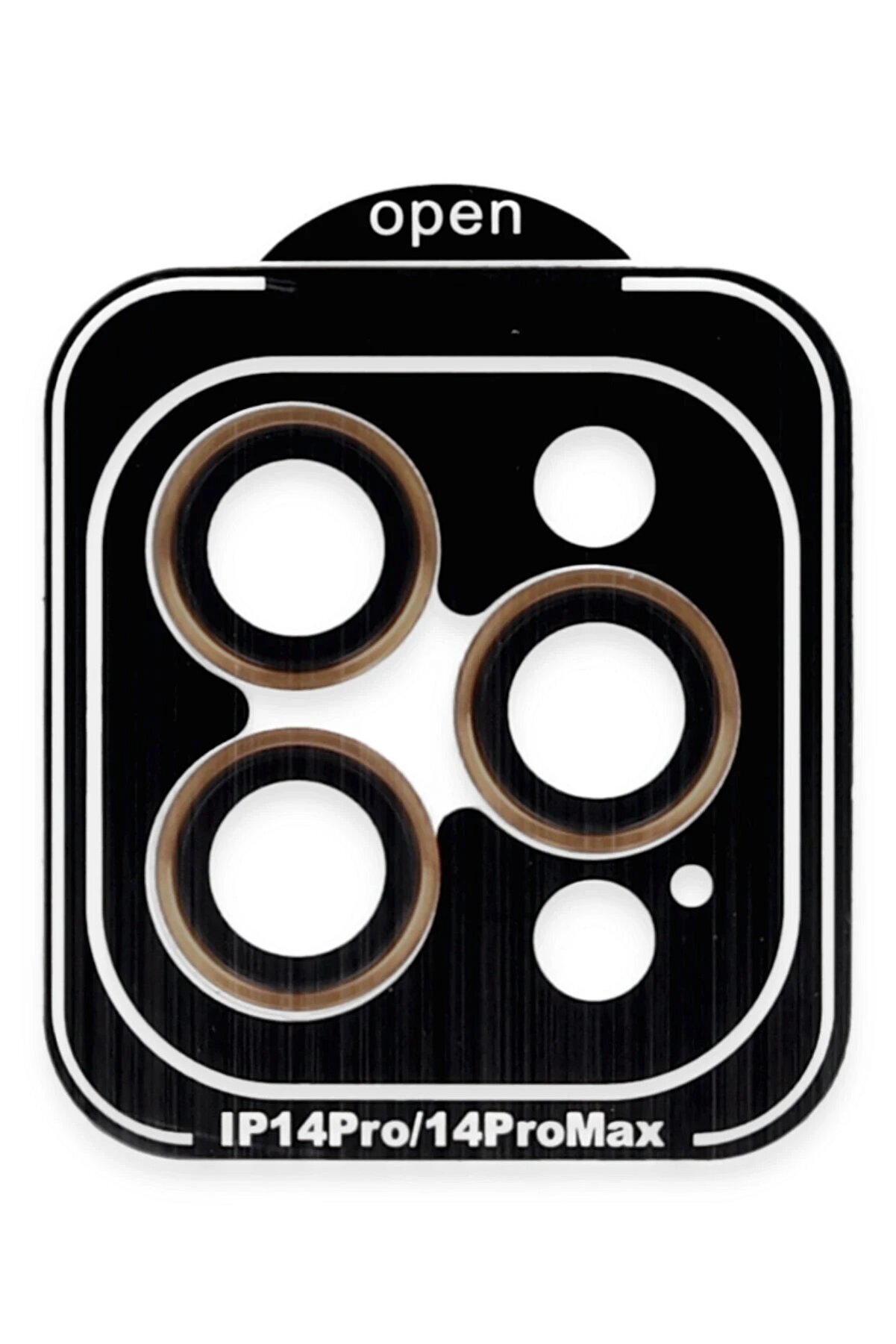 CepteToptan iPhone 14 Pro Max PVD Metal Kamera Lens - Turuncu - DROPX9752-6228