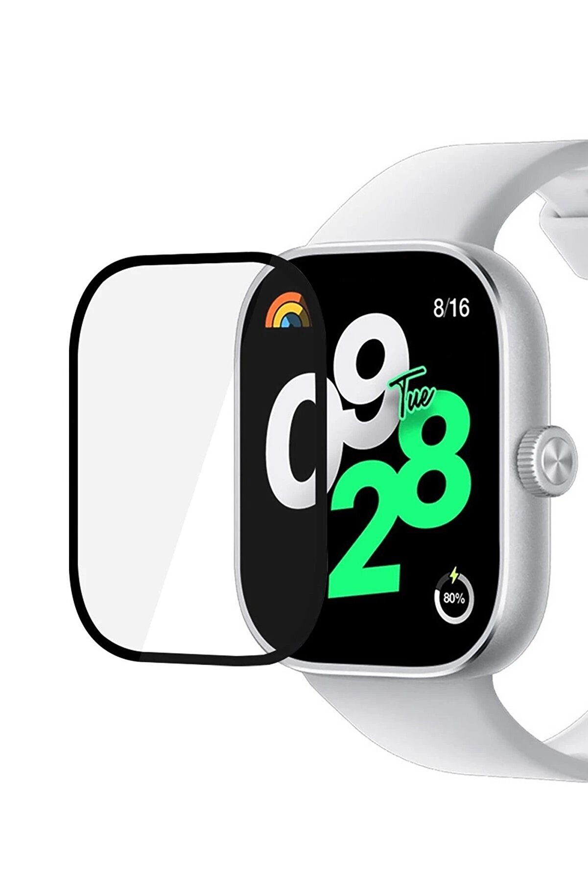 CepteToptan Xiaomi Redmi Watch 4 Polymer Nano Ekran Koruyucu - Şeffaf - DROPX5224-1469