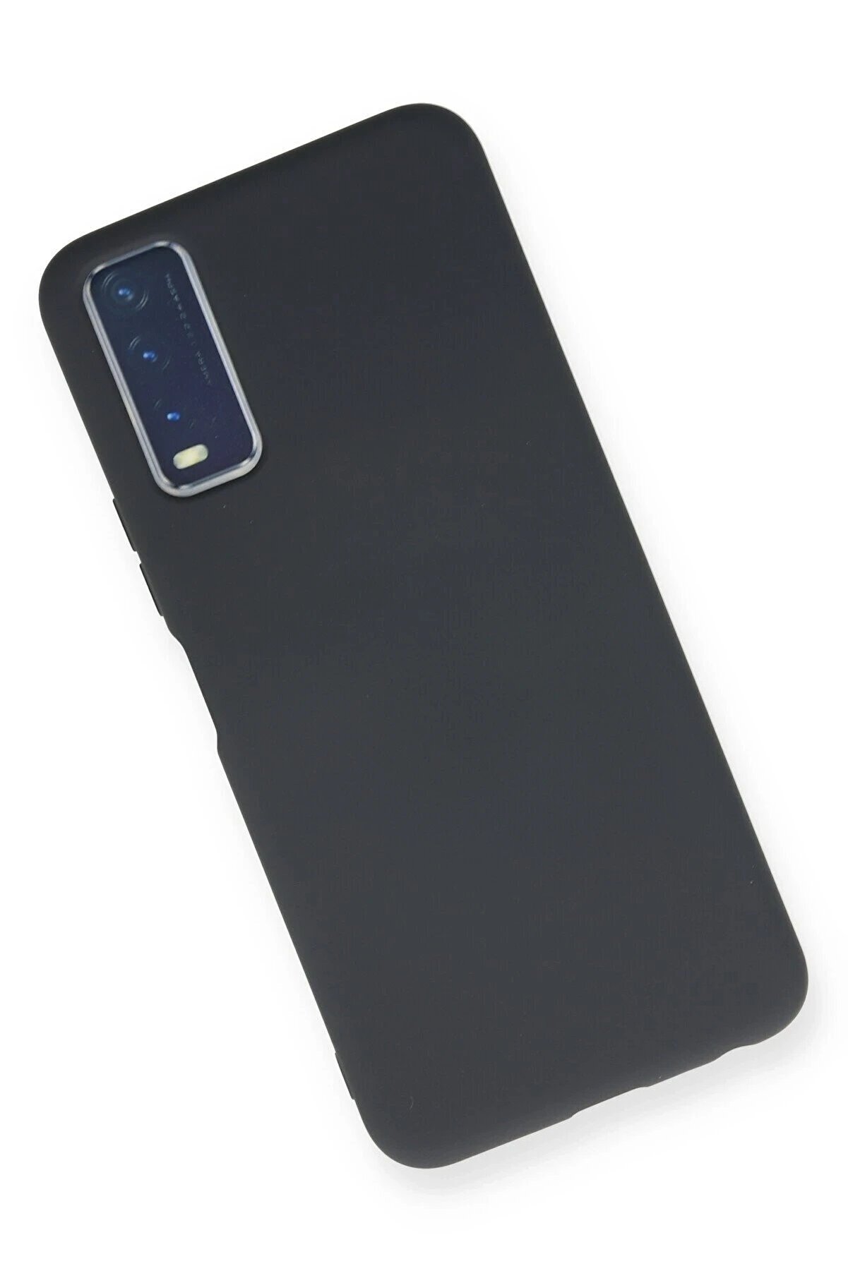 Vi̇vo Y11S Kılıf Nano İçi̇ Kadi̇fe Si̇li̇kon - Laci̇vert - Dropx7624-7588