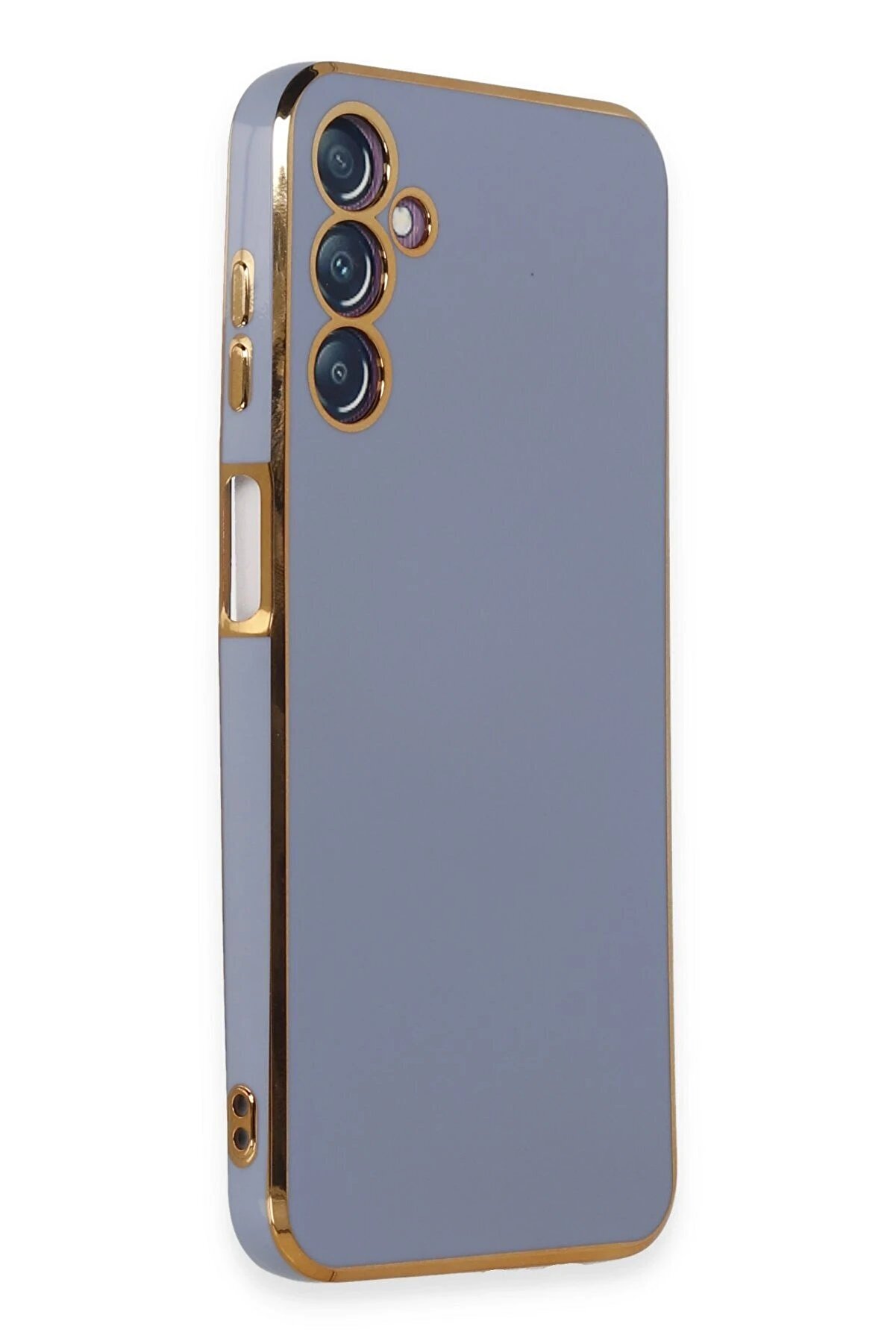 Samsung Galaxy M14 5G Kılıf Volet Si̇li̇kon - Mavi̇ - Dropx8647-9914