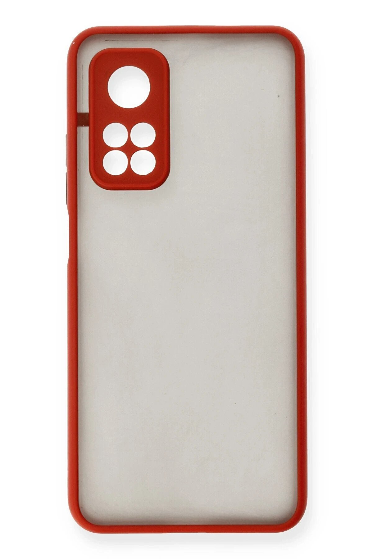 CepteToptan Xiaomi Mi 10T Kılıf Montreal Silikon Kapak - Kırmızı - DROPX7567-4844