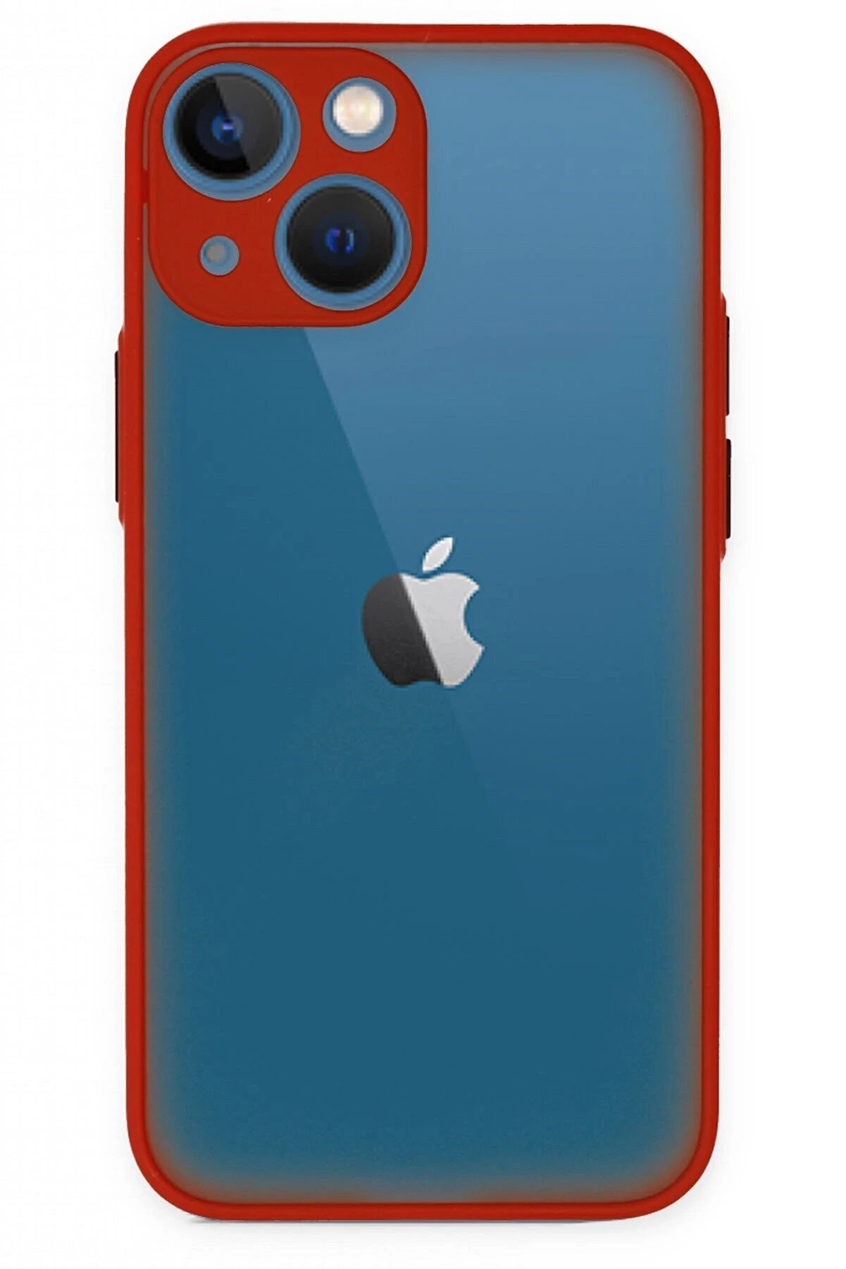 CepteToptan iPhone 15 Kılıf Montreal Silikon Kapak - Kırmızı - DROPX8685-2939