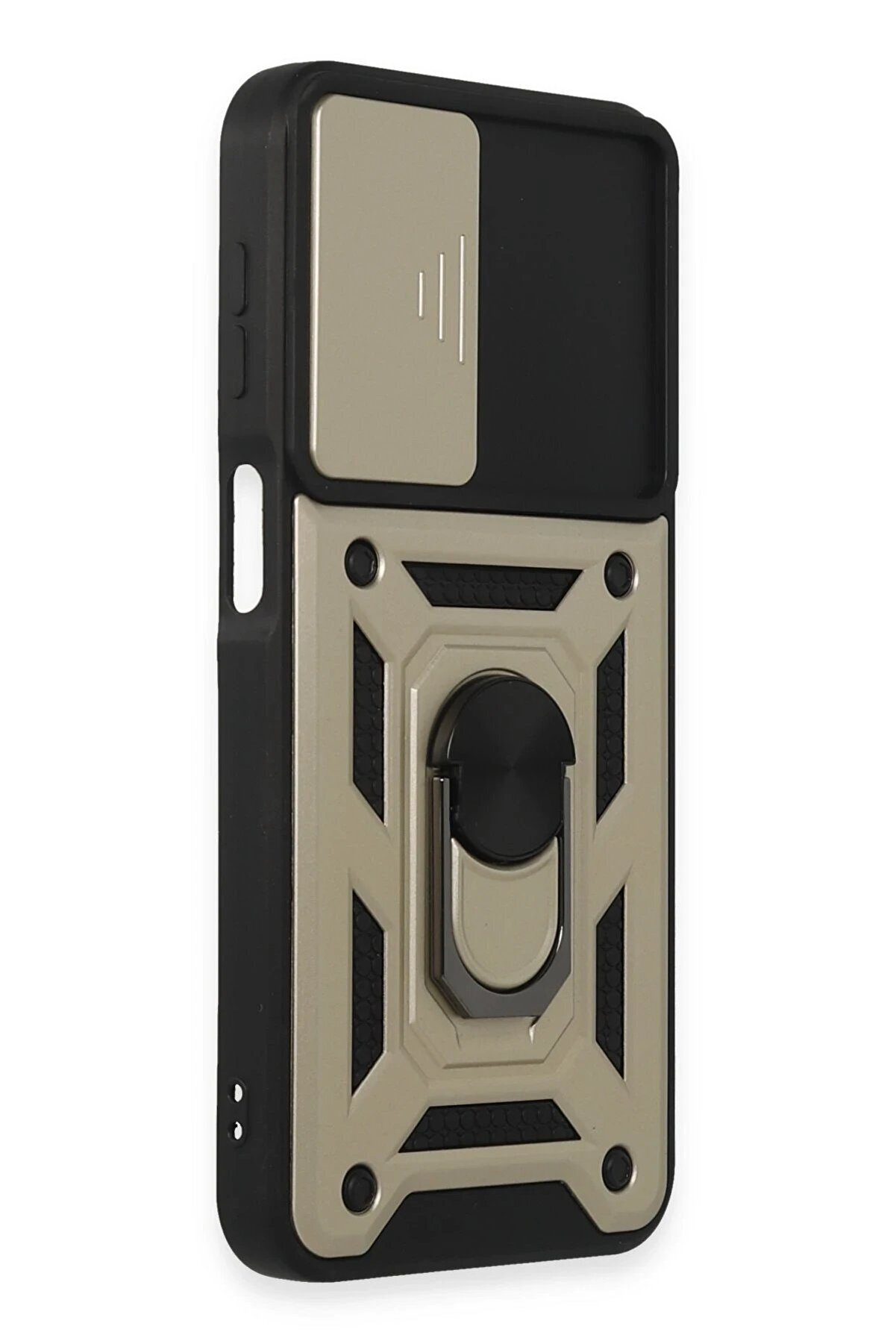 Samsung Galaxy M34 5G Kılıf Pars Lens Yüzüklü Si̇li̇kon - Gold - Dropx8790-2744