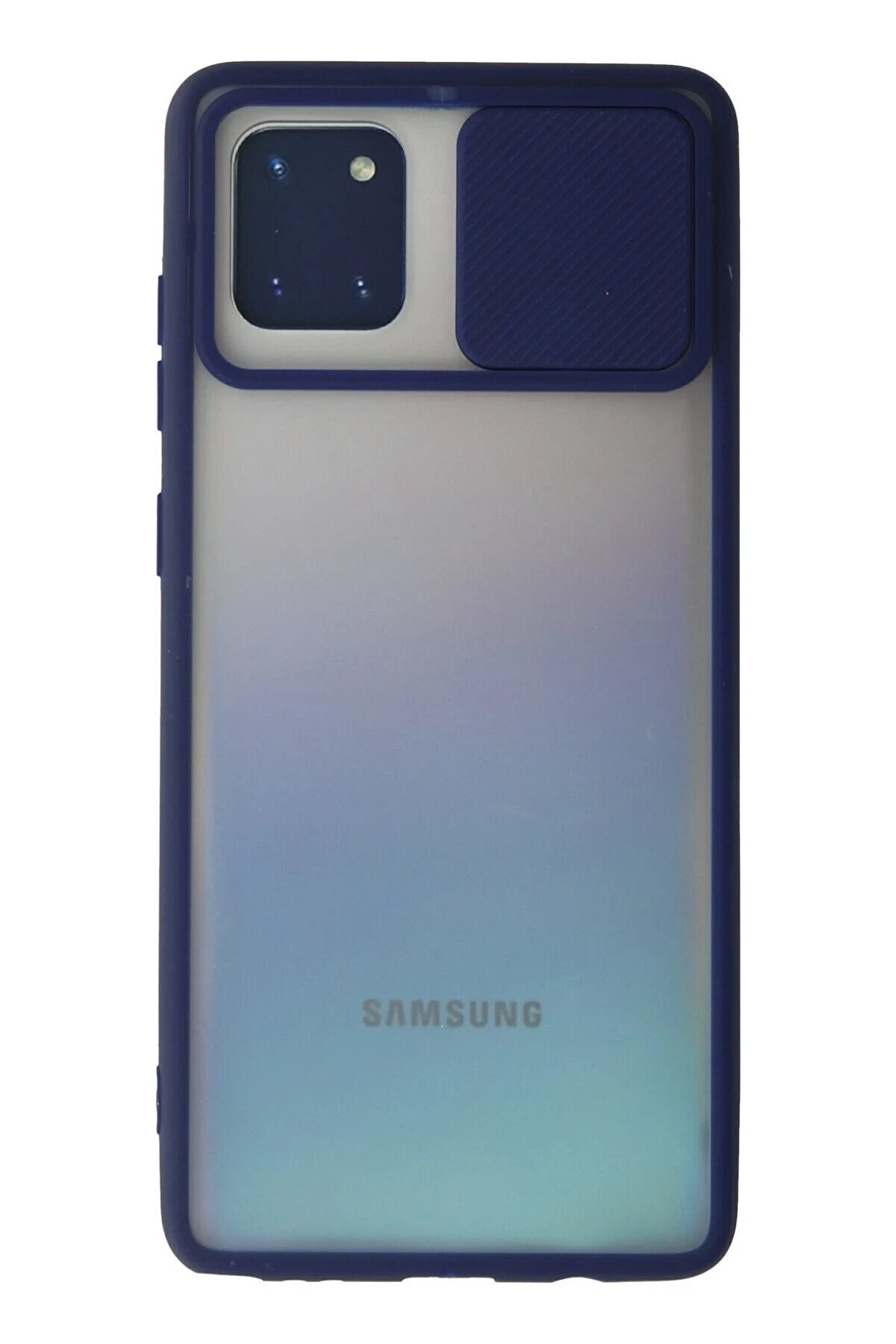 CepteToptan Samsung Galaxy A81 / Note 10 Lite Kılıf Palm Buzlu Kamera S&uuml;rg&uuml;l&uuml; Silikon - - DROPX6585-7384