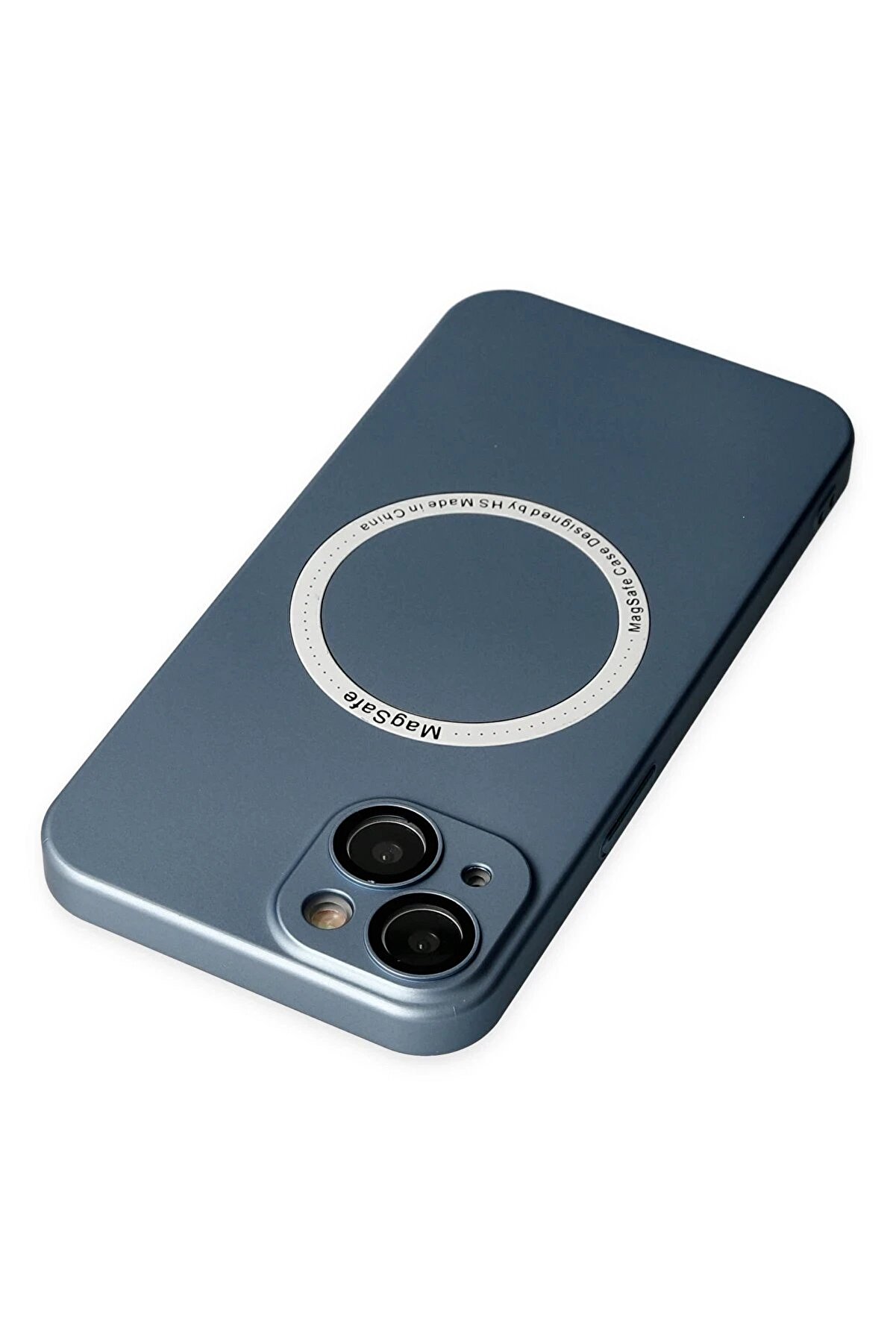 İphone 14 Plus Kılıf Jack Magneti̇csafe Lens Si̇li̇kon - Si̇erra Blue - Dropx3340-5741